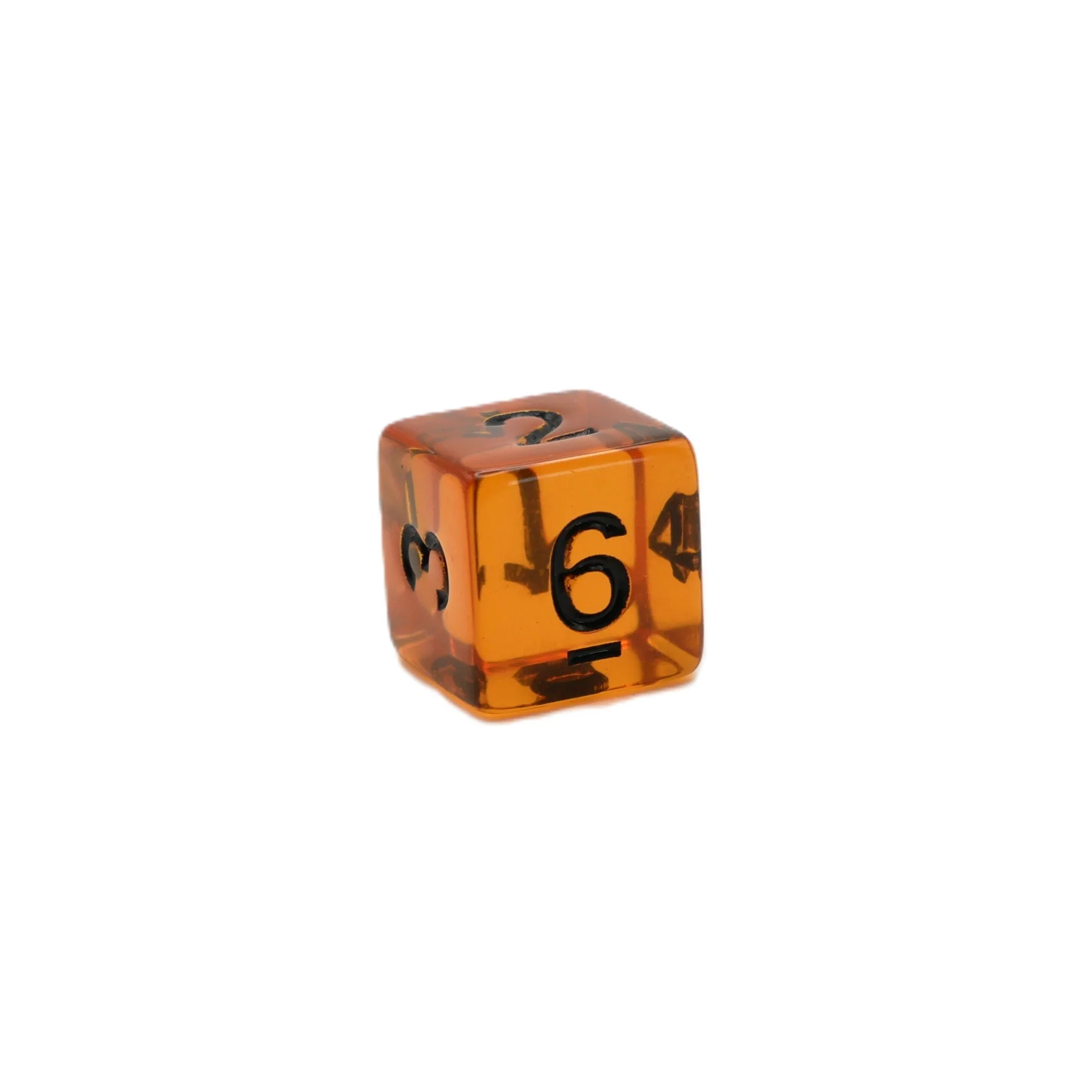 Amber Ingots - 7 Piece DnD Dice Set | Acrylic RPG Gaming Dice - Image 5
