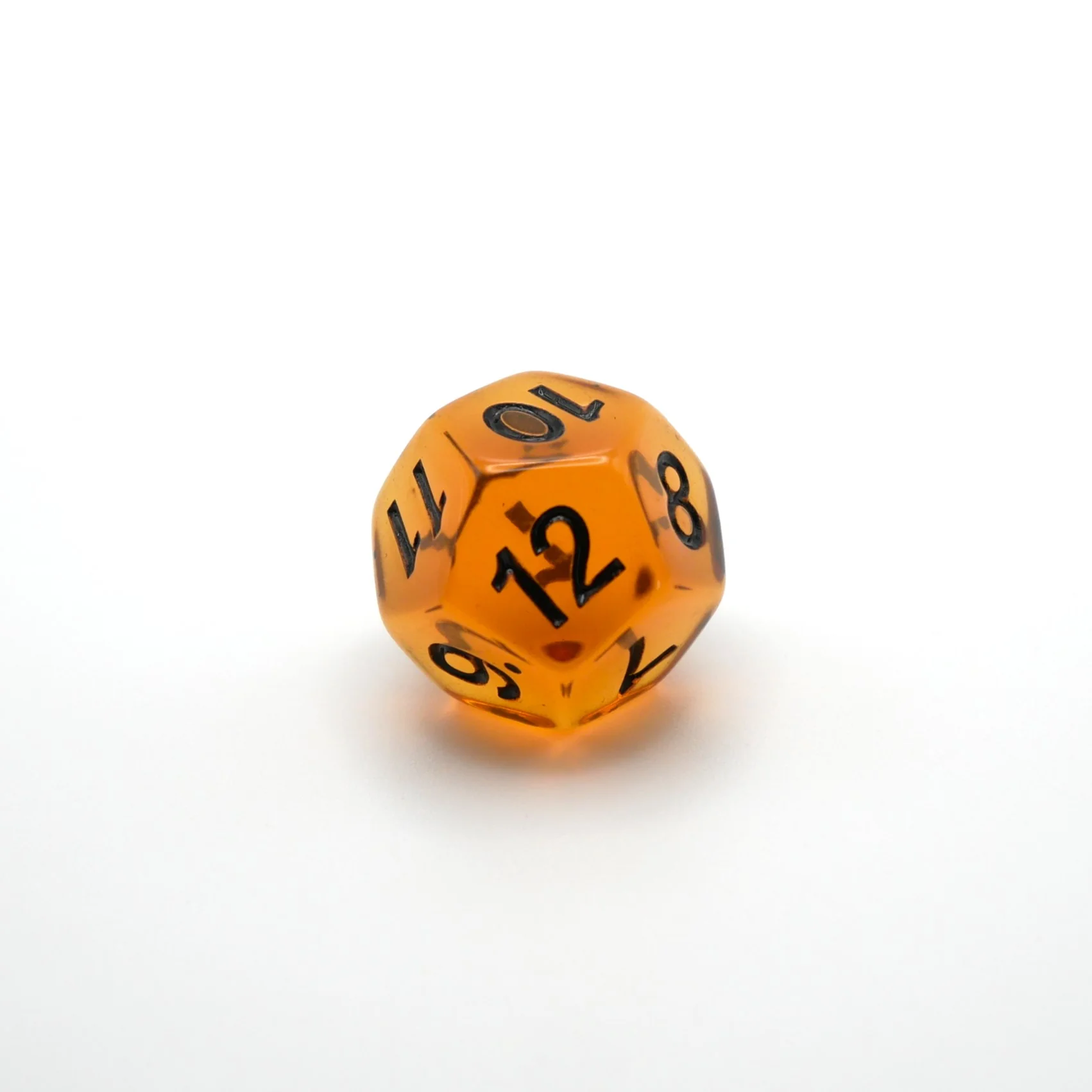 Amber Ingots - 7 Piece DnD Dice Set | Acrylic RPG Gaming Dice - Image 7