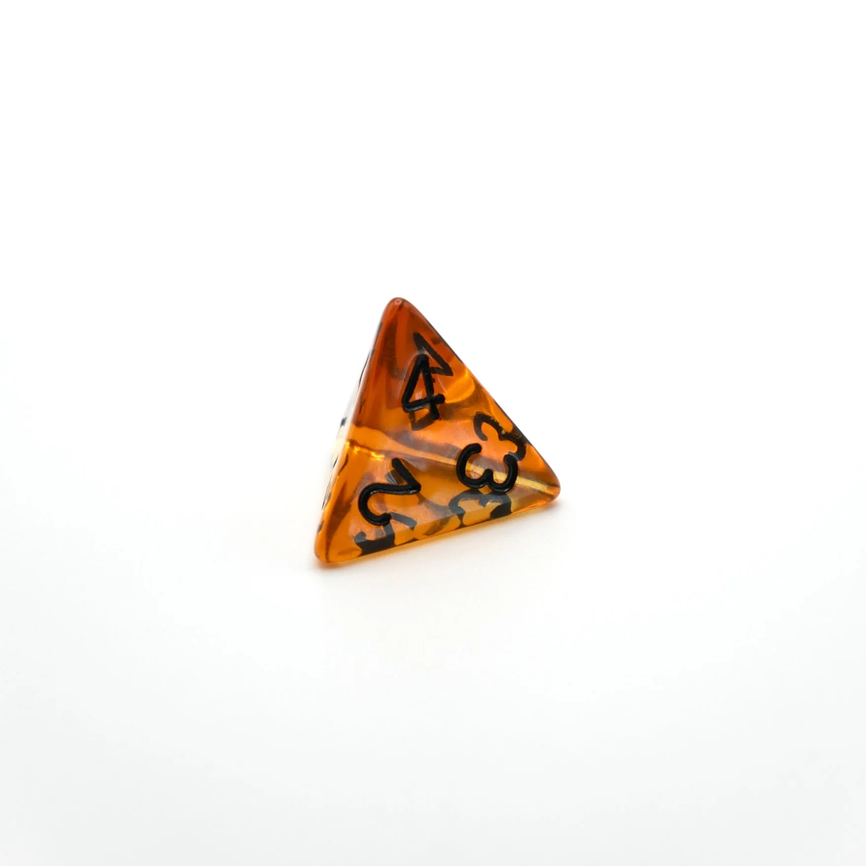Amber Ingots - 7 Piece DnD Dice Set | Acrylic RPG Gaming Dice - Image 9