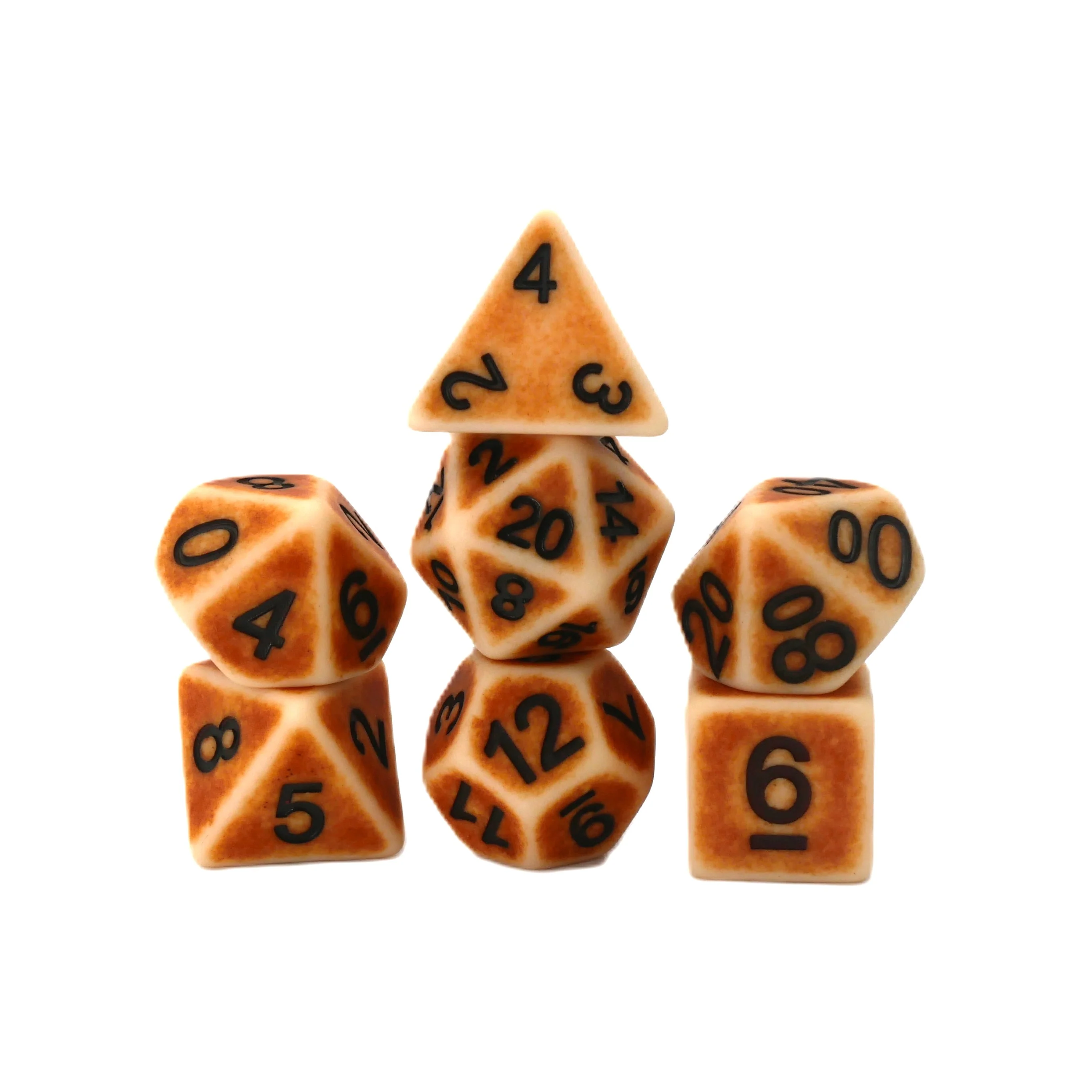 Ancient Bone - 7 Piece DnD Dice Set | Resin RPG Gaming Dice - Image 5