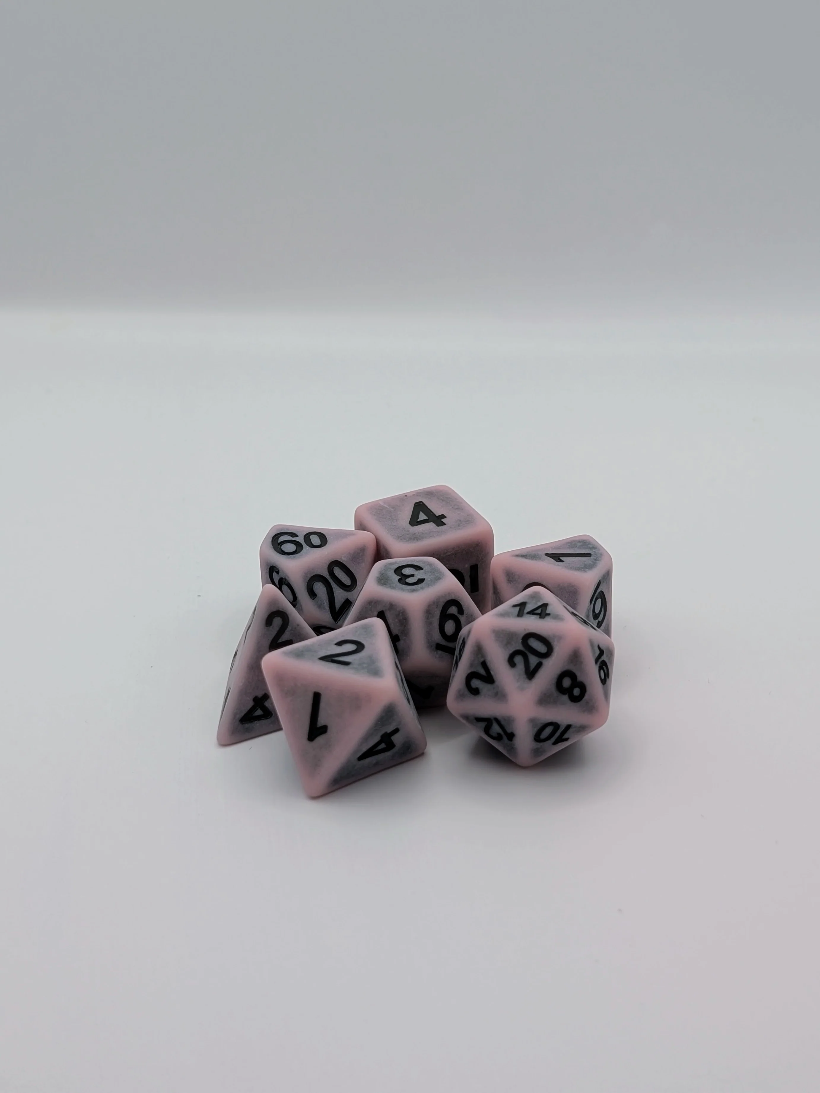 Ancient Love - 7 Piece DnD Dice Set | Resin RPG Gaming Dice - Image 3