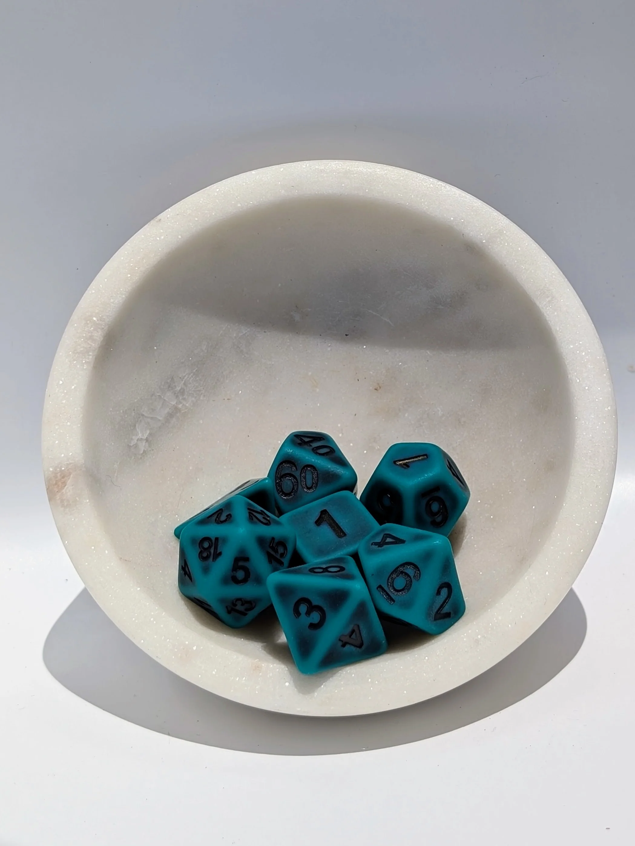 Ancient Poison - 7 Piece DnD Dice Set | Resin RPG Gaming Dice - Image 2