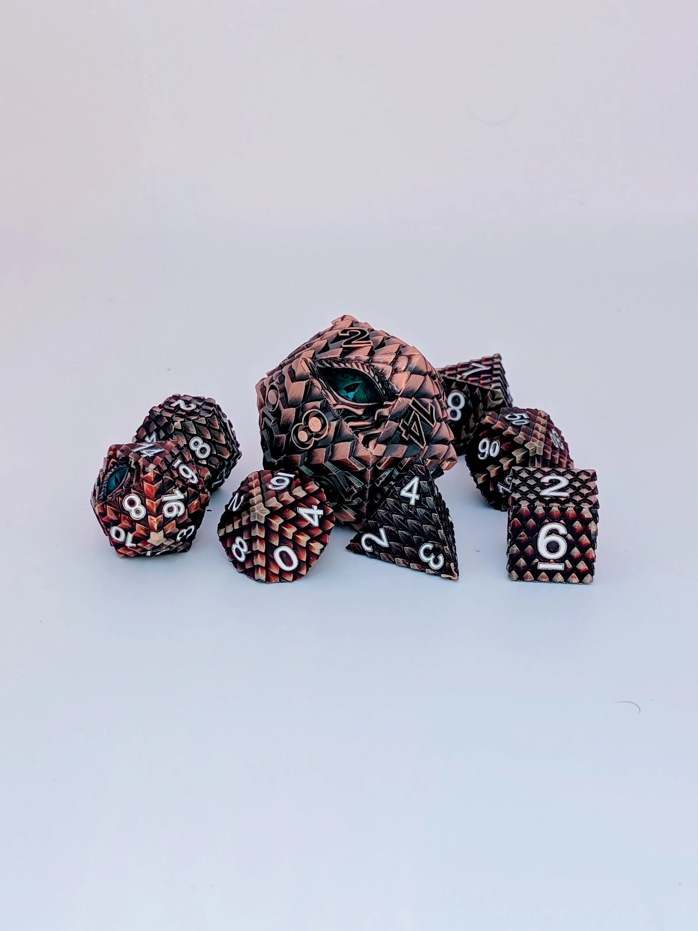 Ansur's Gaze - D20 Chonk | Metal RPG Gaming Dice - Image 4