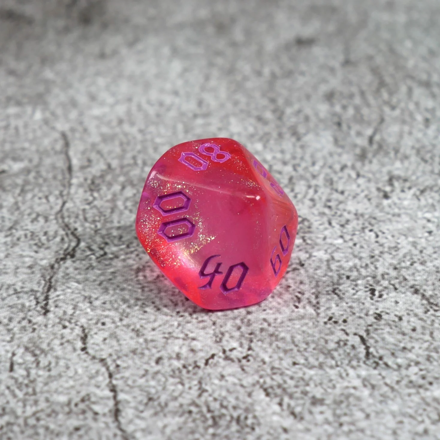 Beelzebear's Bauble - 7 Piece DnD Dice Set | Acrylic RPG Gaming Dice - Image 4