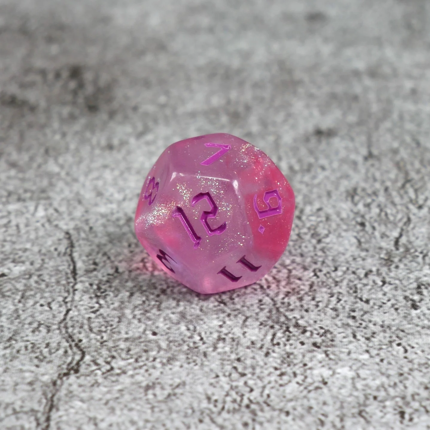 Beelzebear's Bauble - 7 Piece DnD Dice Set | Acrylic RPG Gaming Dice - Image 6