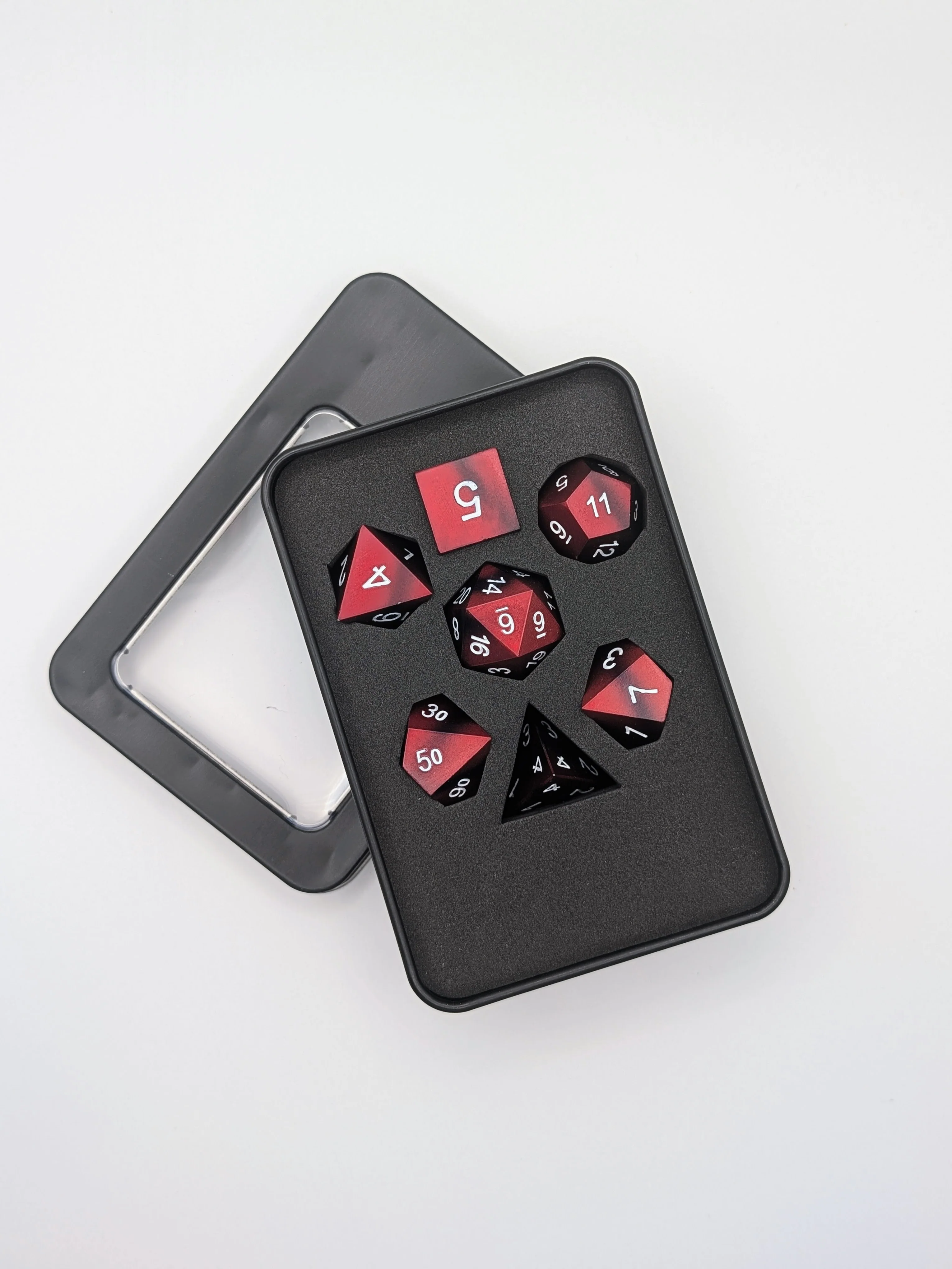 Bloodforge - 7 Piece DnD Dice Set | Metal RPG Gaming Dice - Image 3