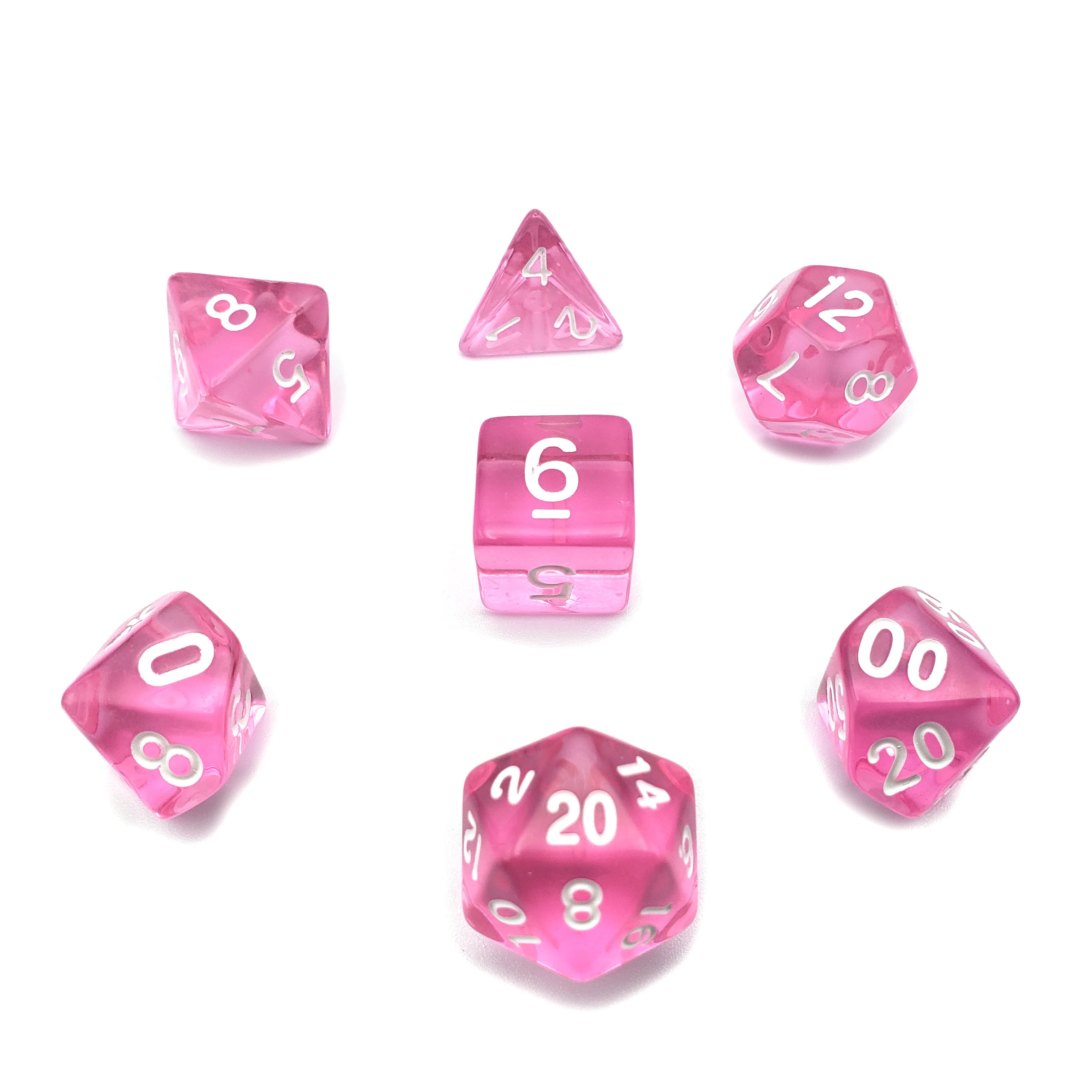 Boon of the Faerie - 7 Piece DnD Dice Set | Acrylic RPG Gaming Dice - Image 3