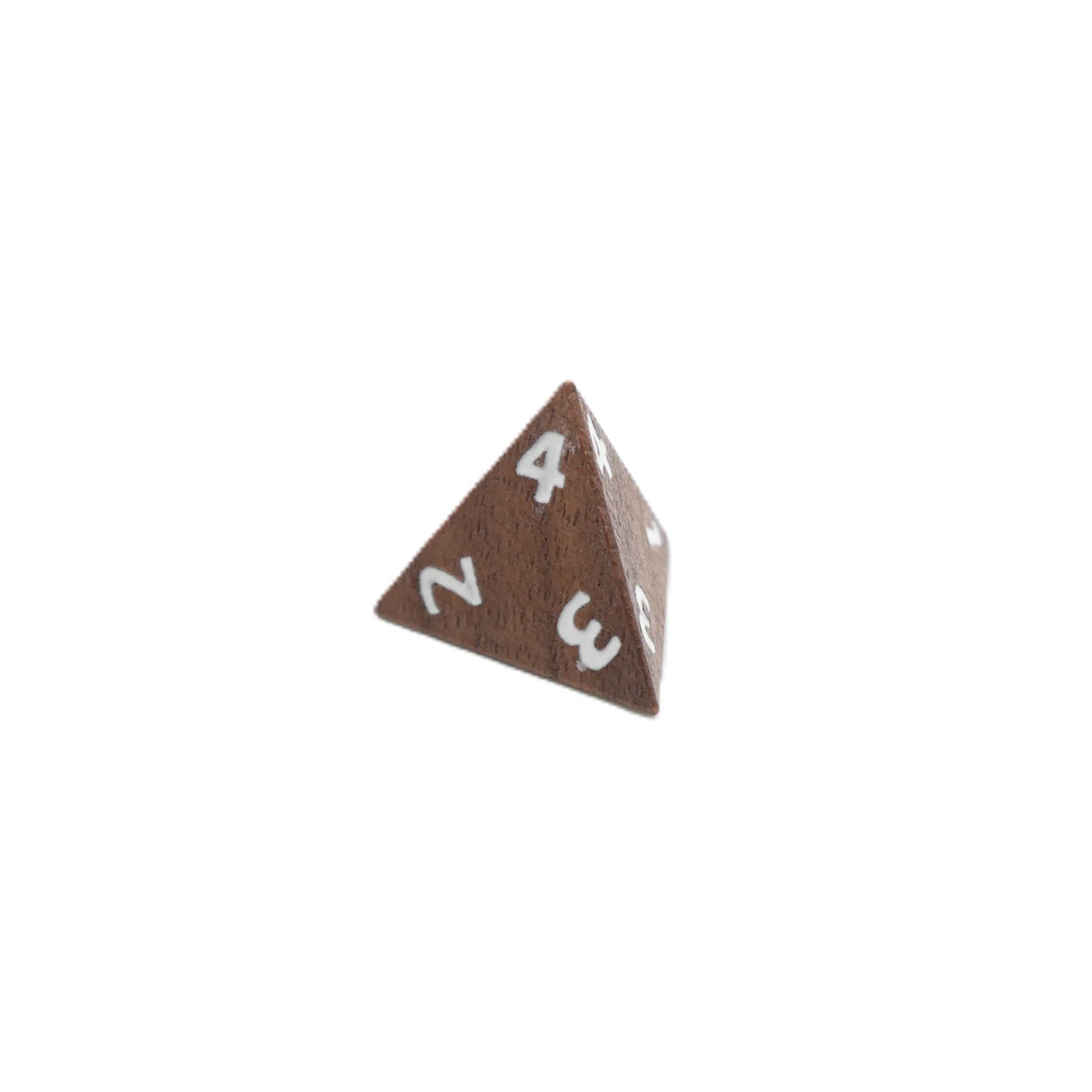 Deku Seed- 7 Piece DnD Dice Set | Wood RPG Gaming Dice - Image 12