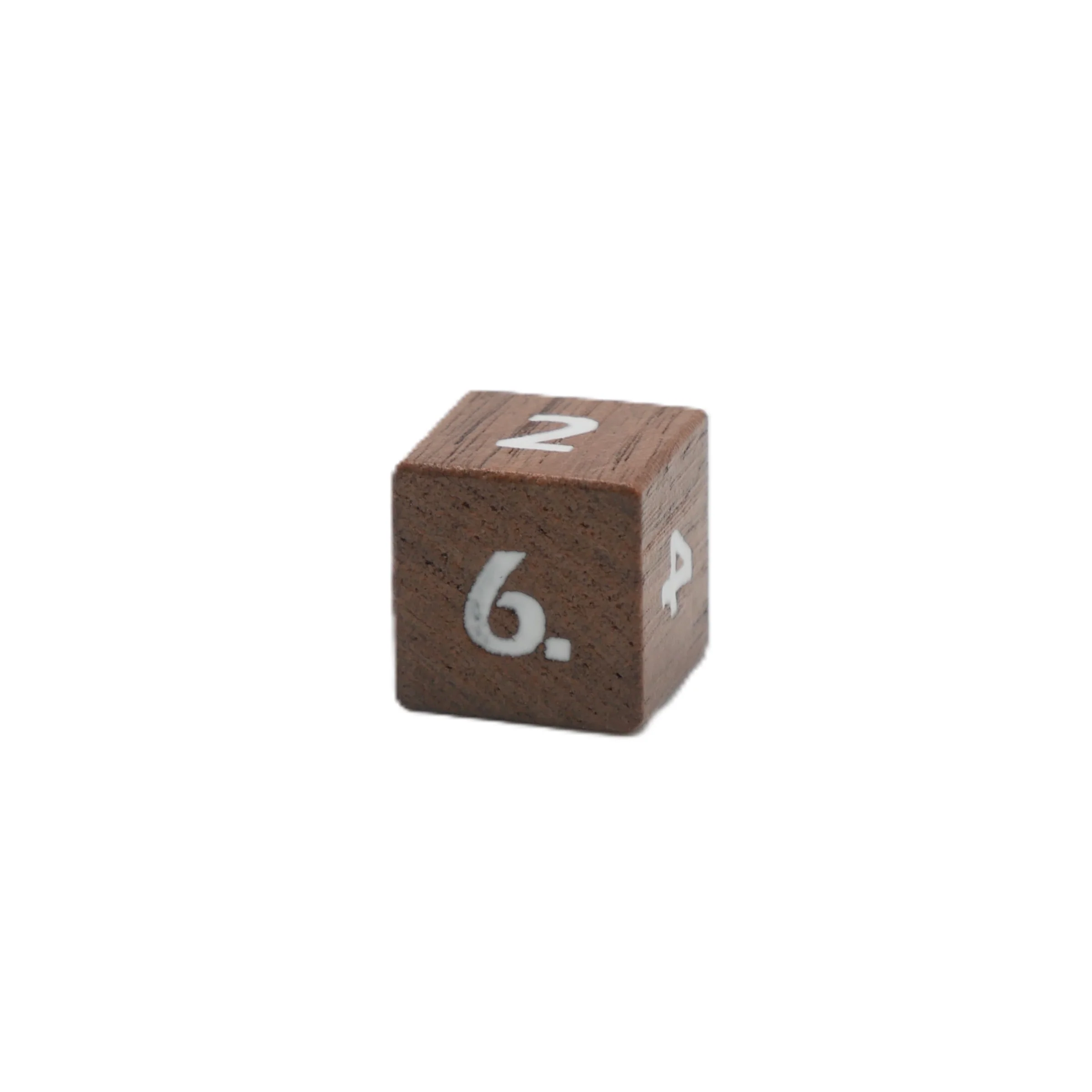 Deku Seed- 7 Piece DnD Dice Set | Wood RPG Gaming Dice - Image 4