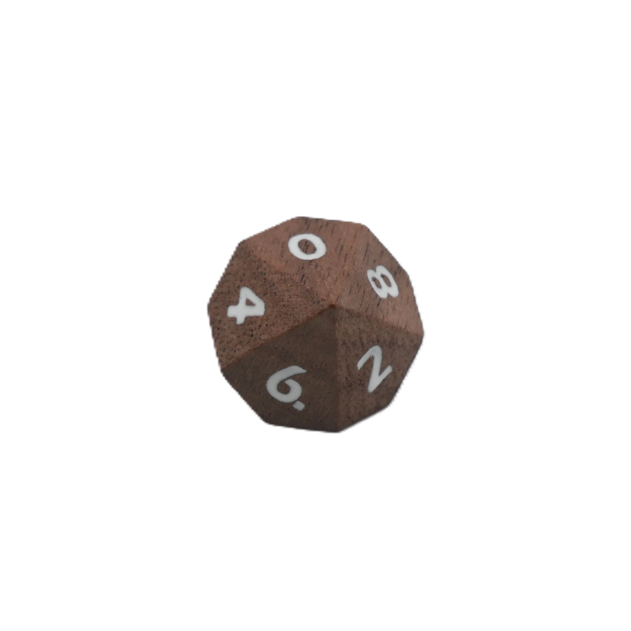 Deku Seed- 7 Piece DnD Dice Set | Wood RPG Gaming Dice - Image 7