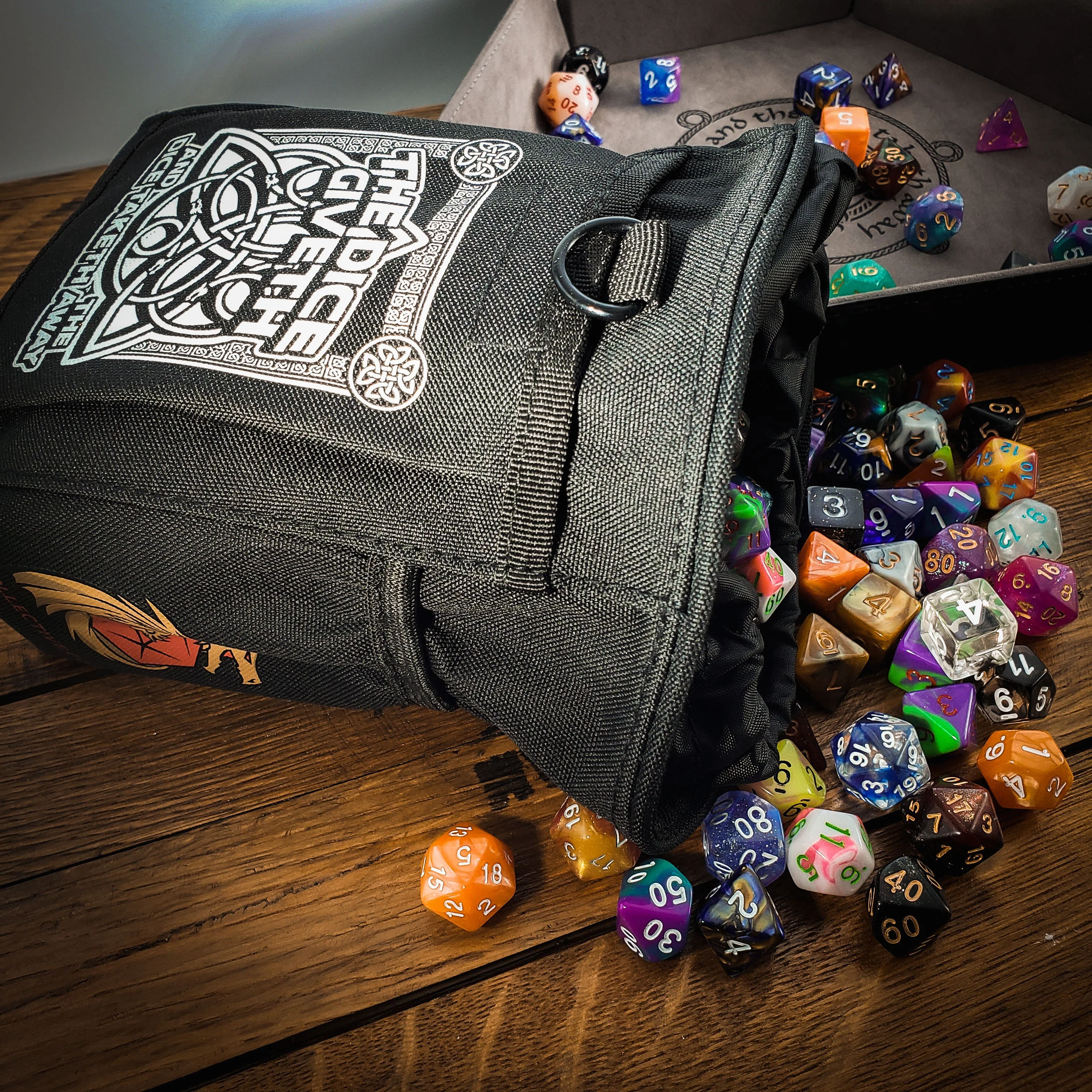 Dice Giveth and Taketh Deluxe Dice Bag - Image 15