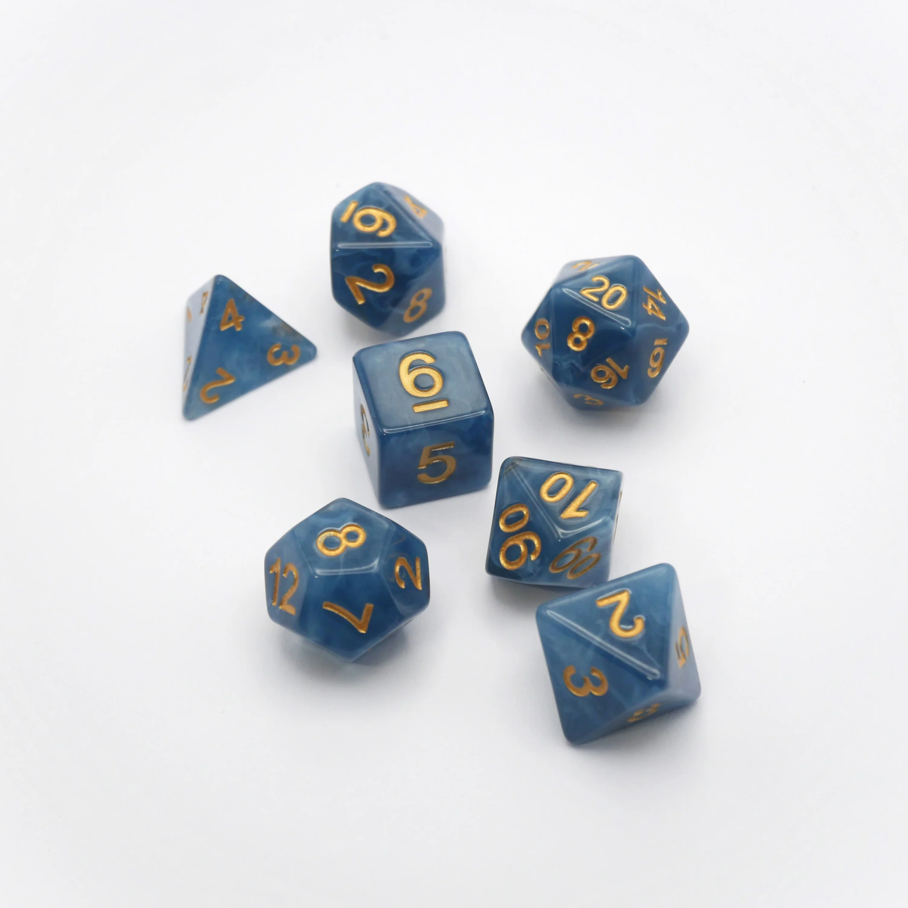 Diffused Dreams - 7 Piece DnD Dice Set | Acrylic RPG Gaming Dice - Image 10