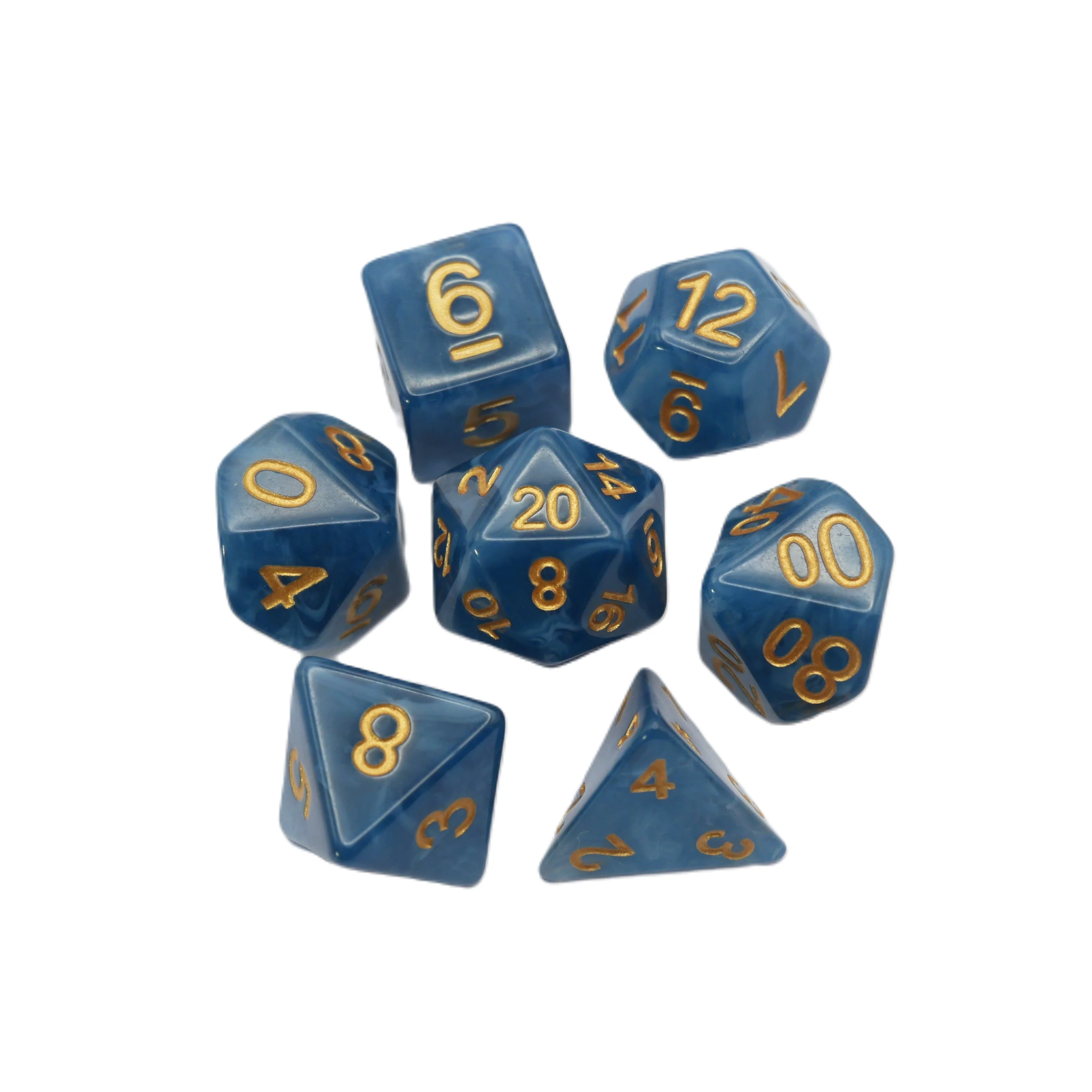 Diffused Dreams - 7 Piece DnD Dice Set | Acrylic RPG Gaming Dice - Image 3