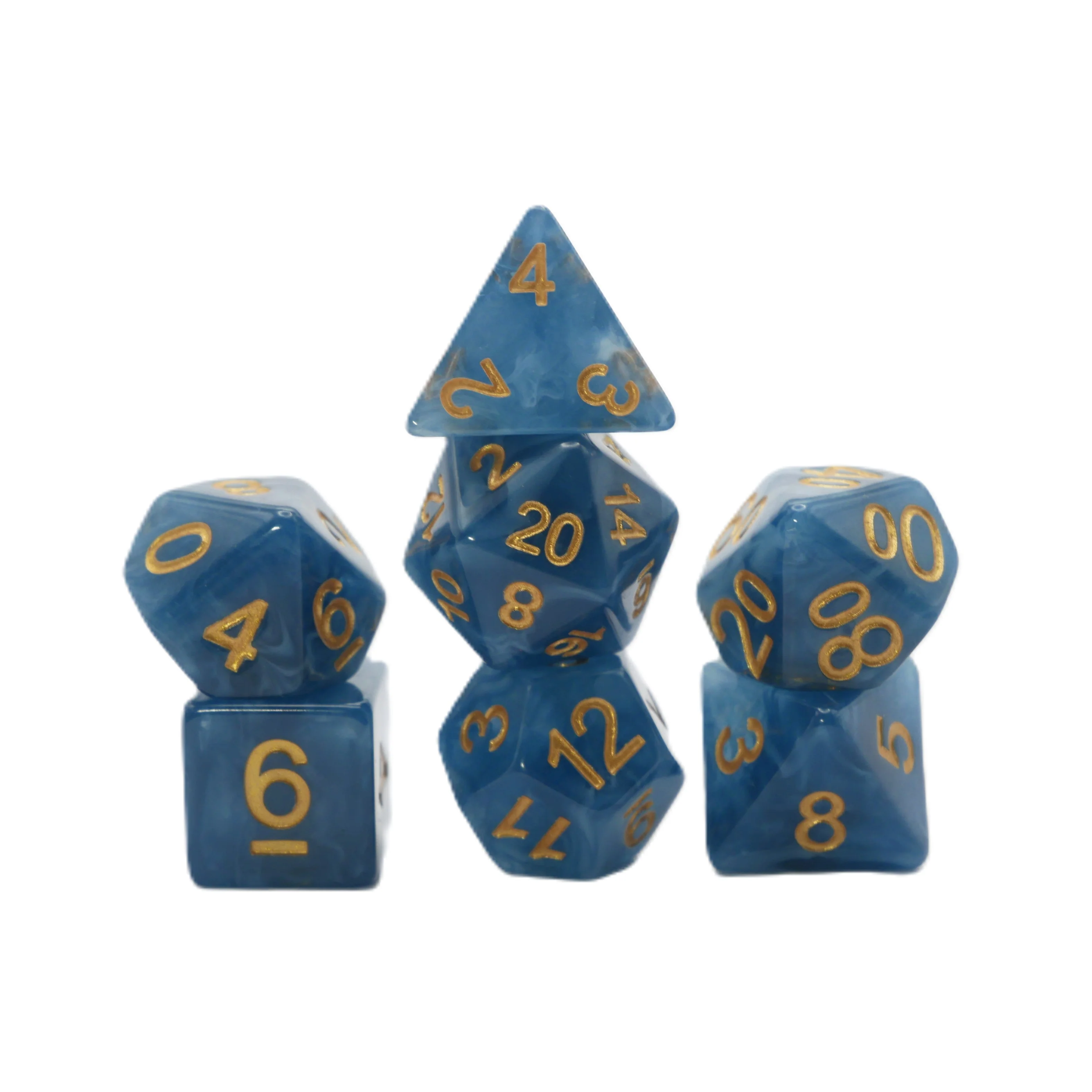 Diffused Dreams - 7 Piece DnD Dice Set | Acrylic RPG Gaming Dice - Image 6