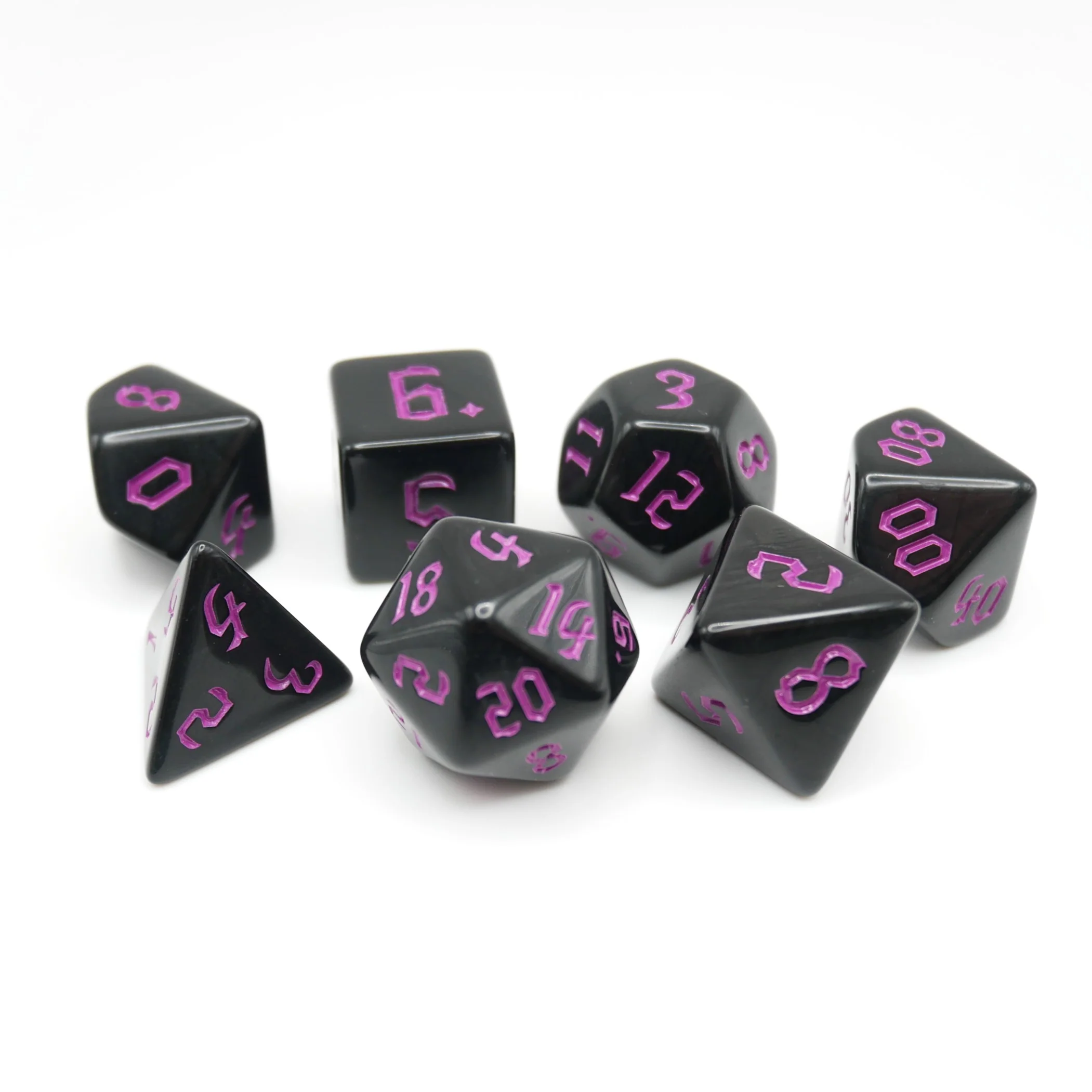 Dream - 7 Piece DnD Dice Set | Acrylic RPG Gaming Dice - Image 4