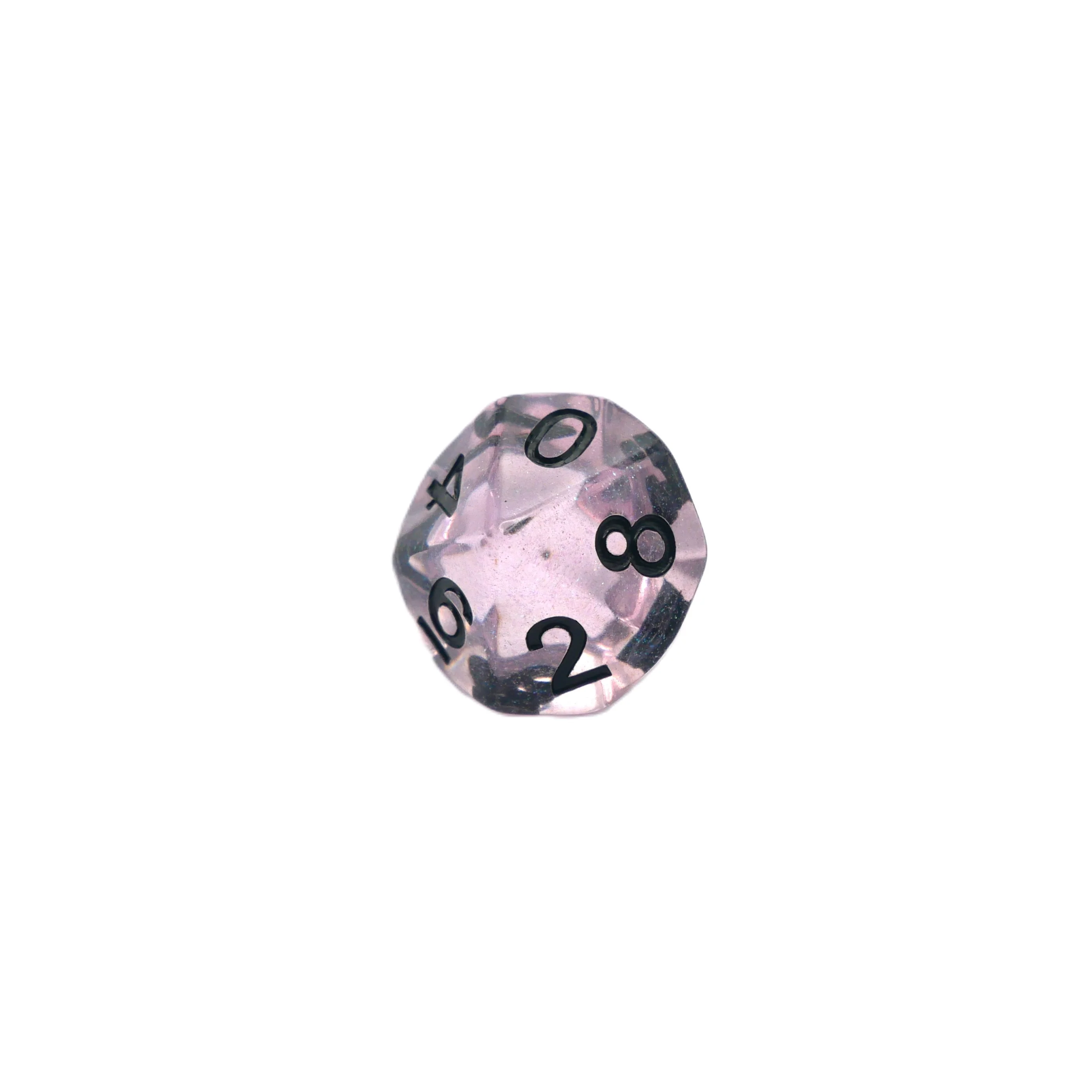 Frozen Blossom - 7 Piece DnD Dice Set | Acrylic RPG Gaming Dice - Image 5