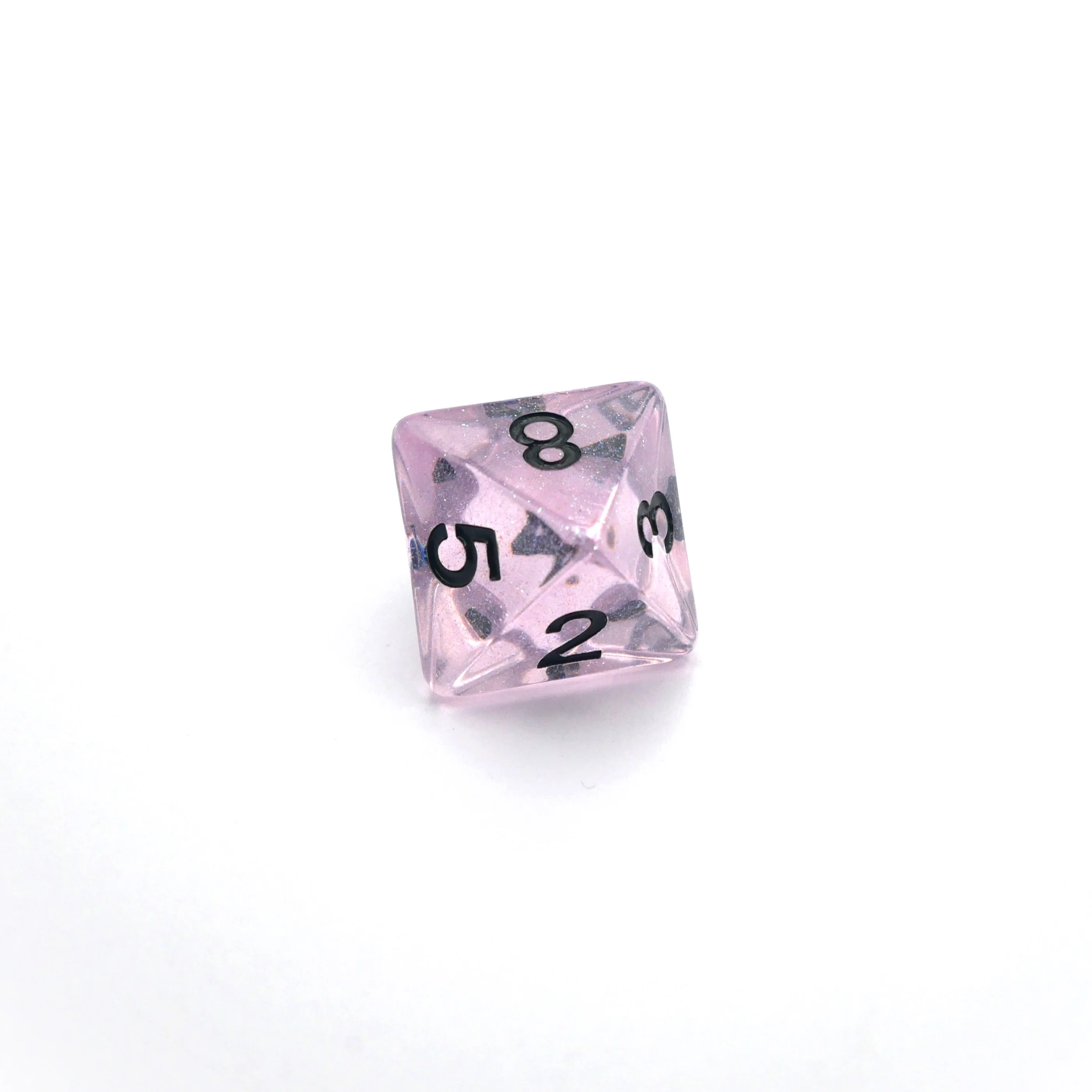 Frozen Blossom - 7 Piece DnD Dice Set | Acrylic RPG Gaming Dice - Image 6