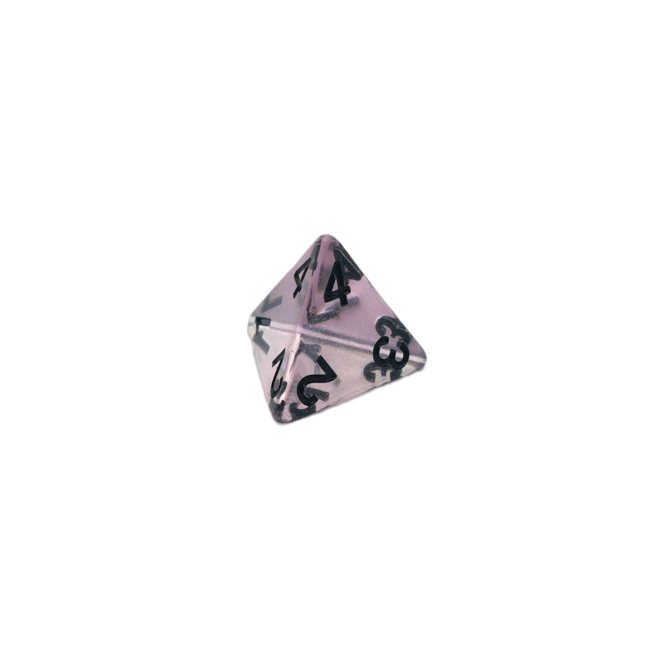 Frozen Blossom - 7 Piece DnD Dice Set | Acrylic RPG Gaming Dice - Image 9
