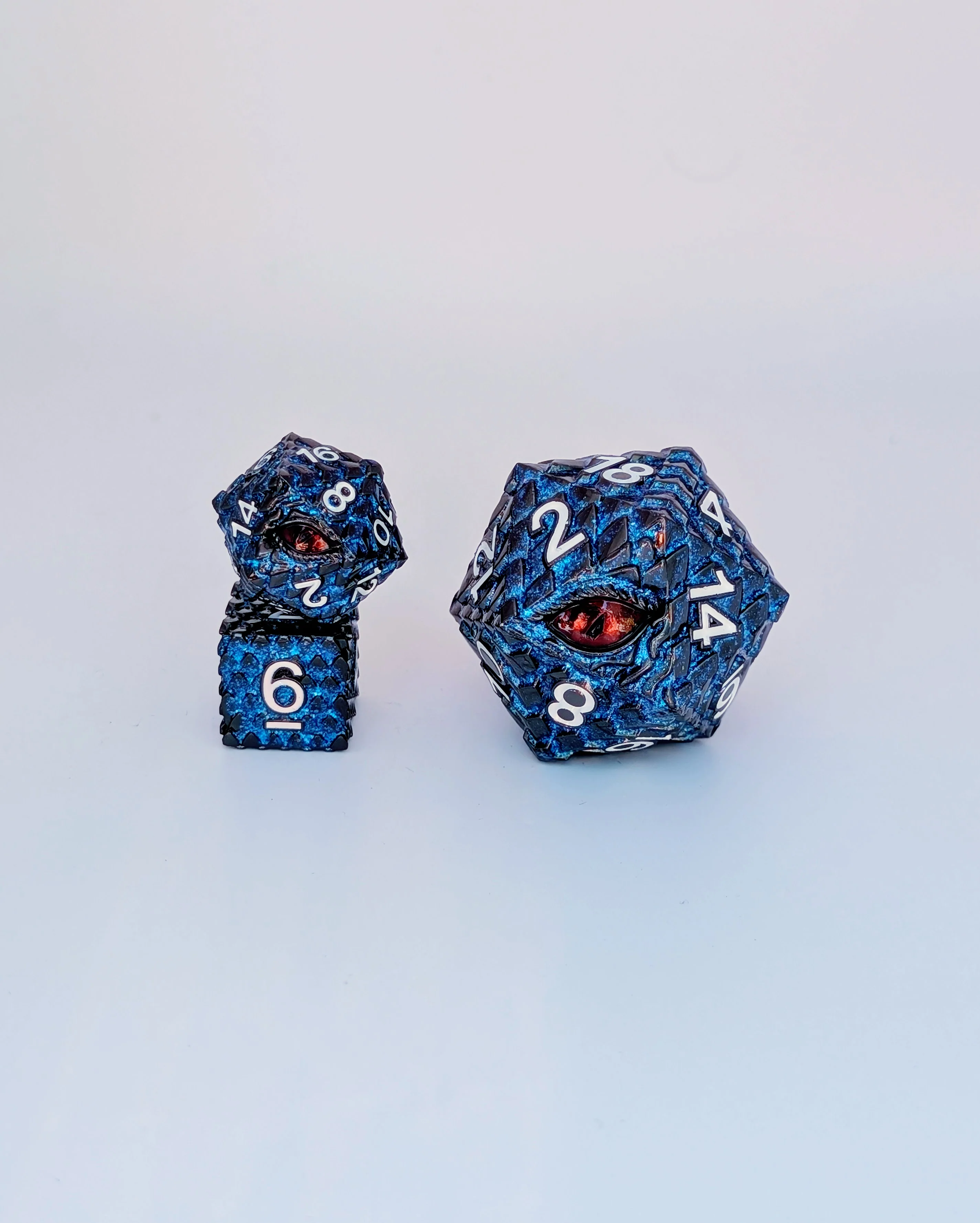 Iymrith's Gaze - Giant D20 Chonk | Metal RPG Gaming Dice - Image 3