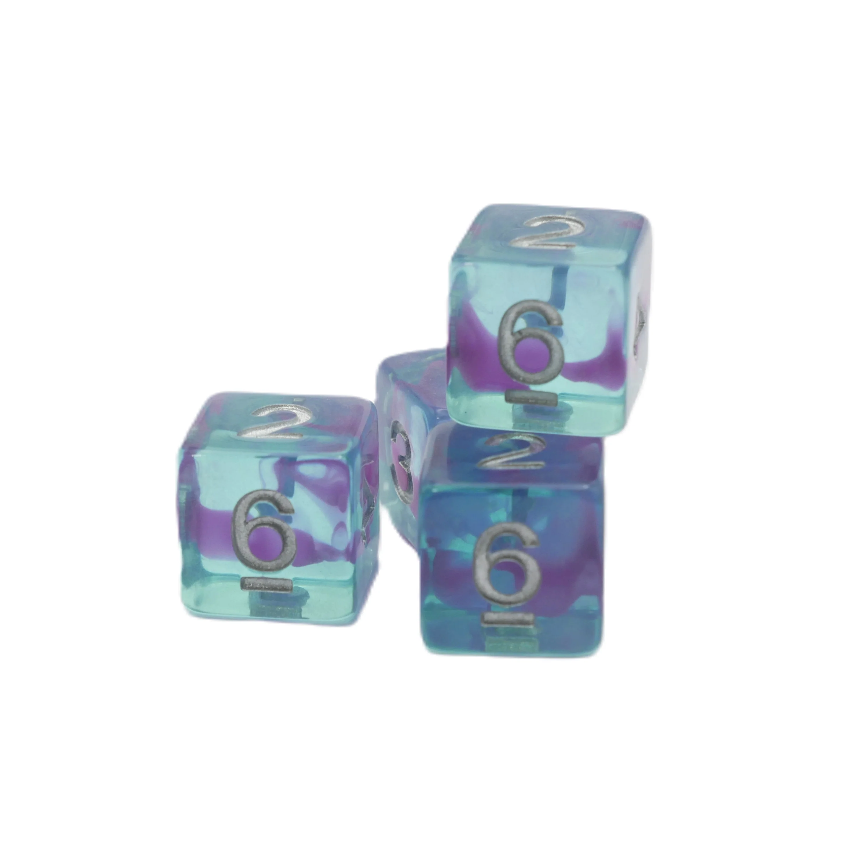 Jellyfish Essence 10d6 - DnD Dice Set | Resin RPG Gaming Dice - Image 4