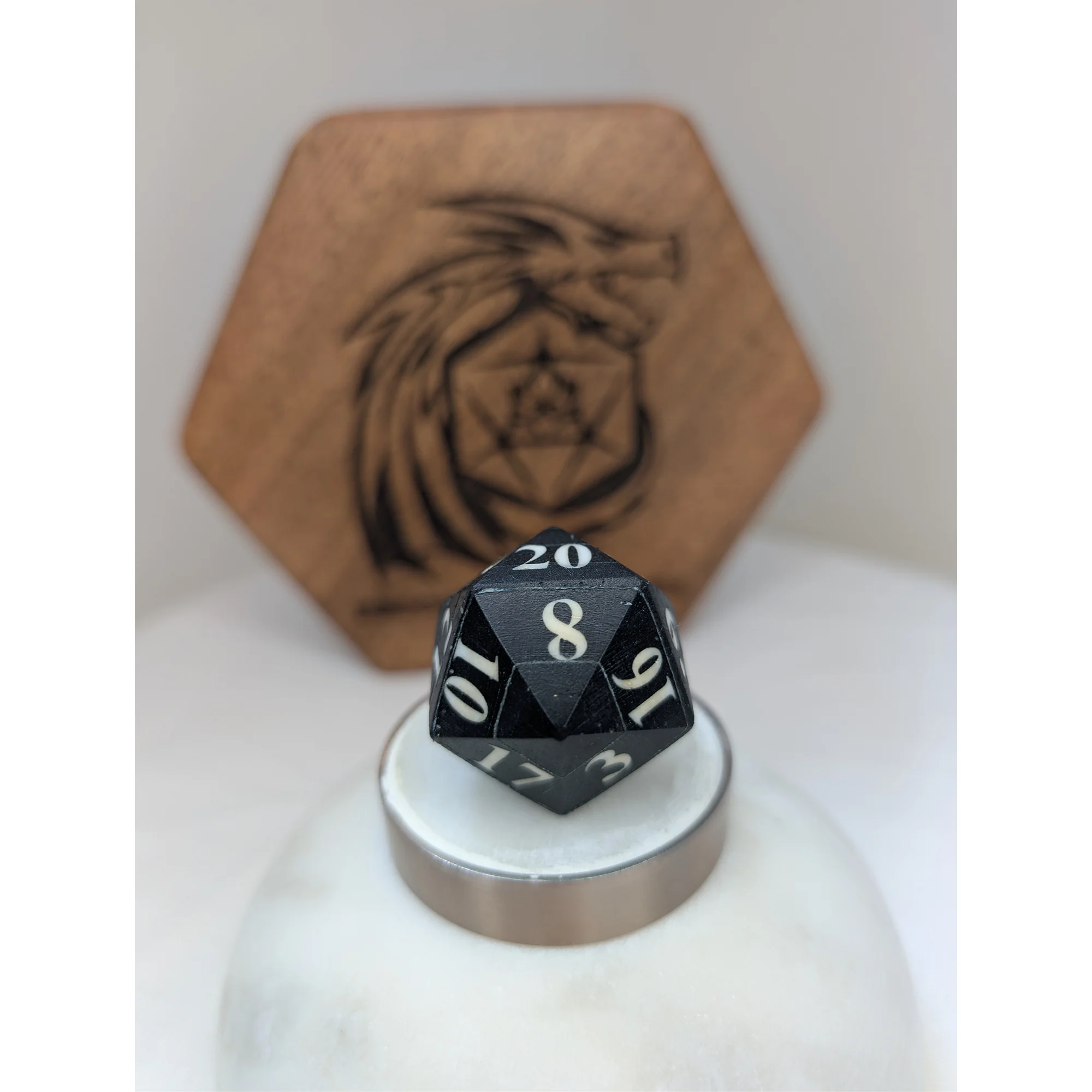 Kelemvor’s Horde - 7 Piece DnD Dice Set | Bone Chonk RPG Gaming Dice