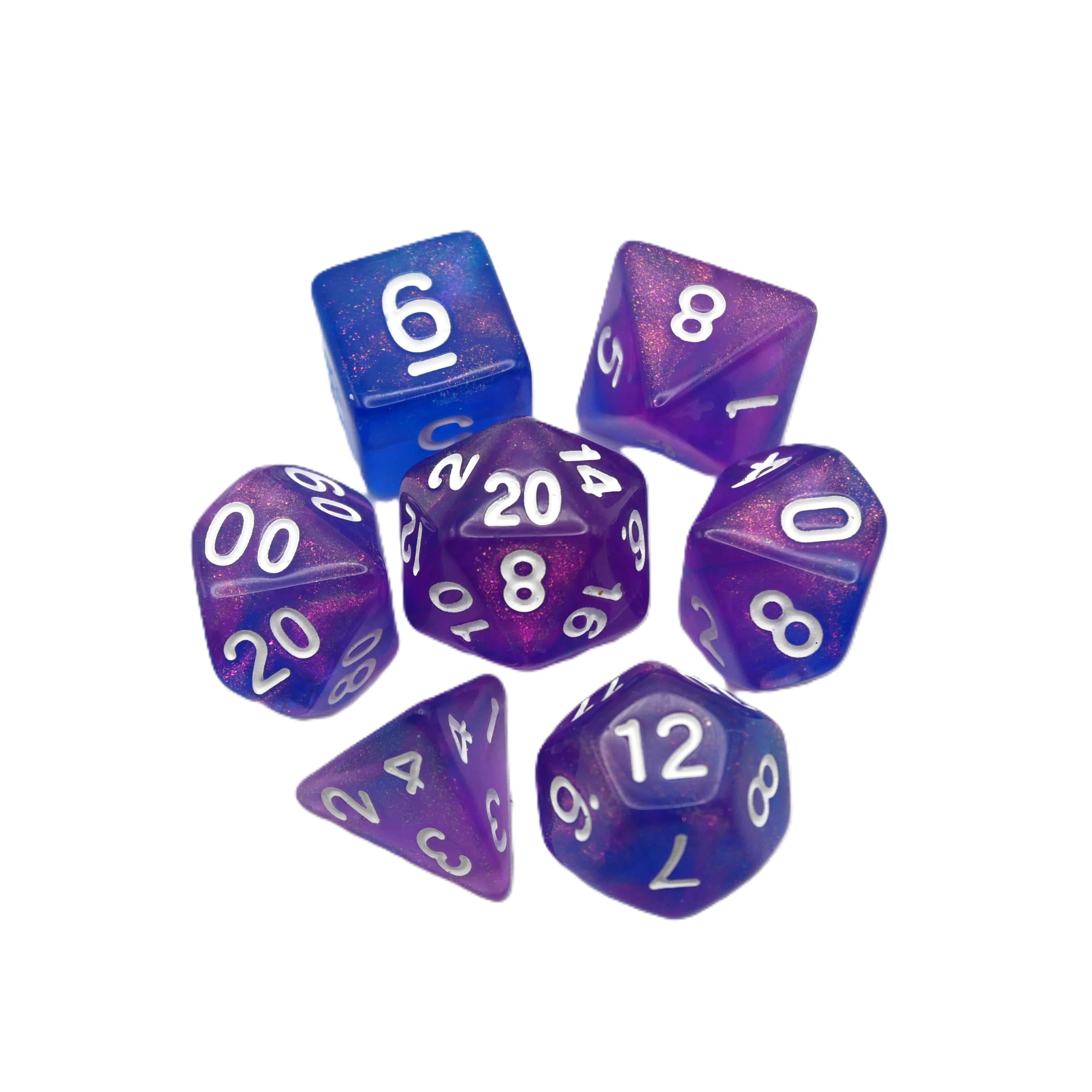 Liquid Karma - 7 Piece DnD Dice Set | Acrylic RPG Gaming Dice - Image 3