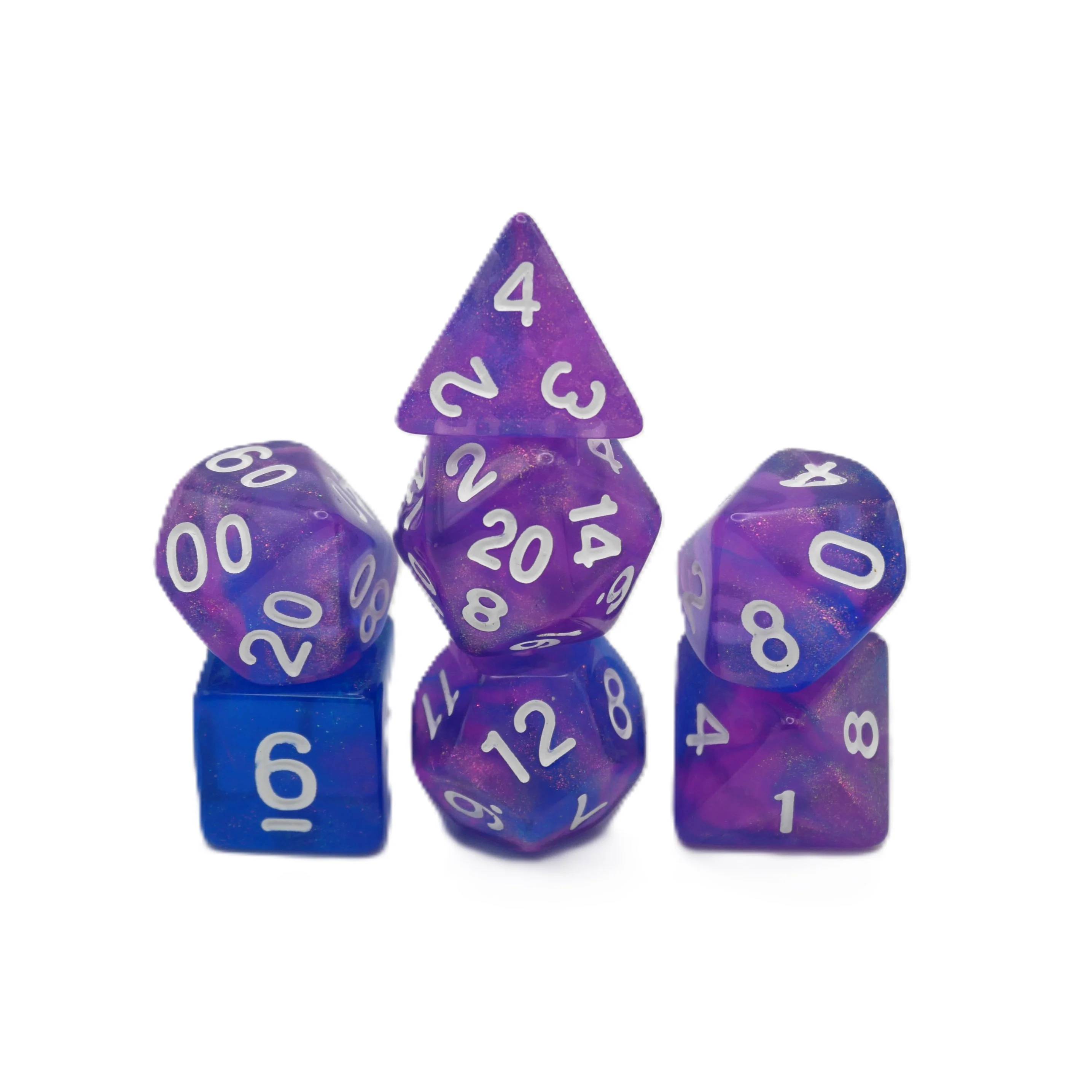 Liquid Karma - 7 Piece DnD Dice Set | Acrylic RPG Gaming Dice - Image 5