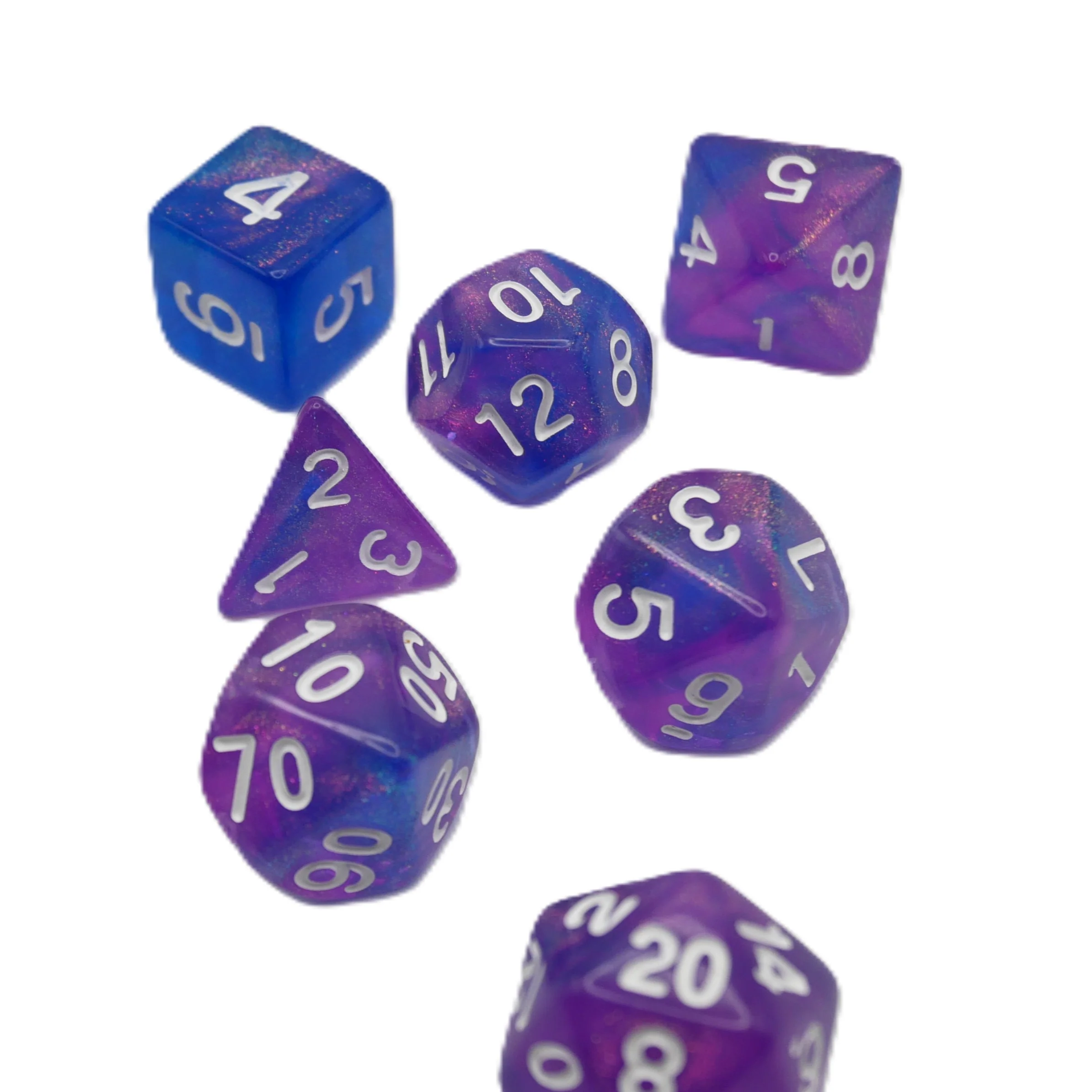 Liquid Karma - 7 Piece DnD Dice Set | Acrylic RPG Gaming Dice - Image 7