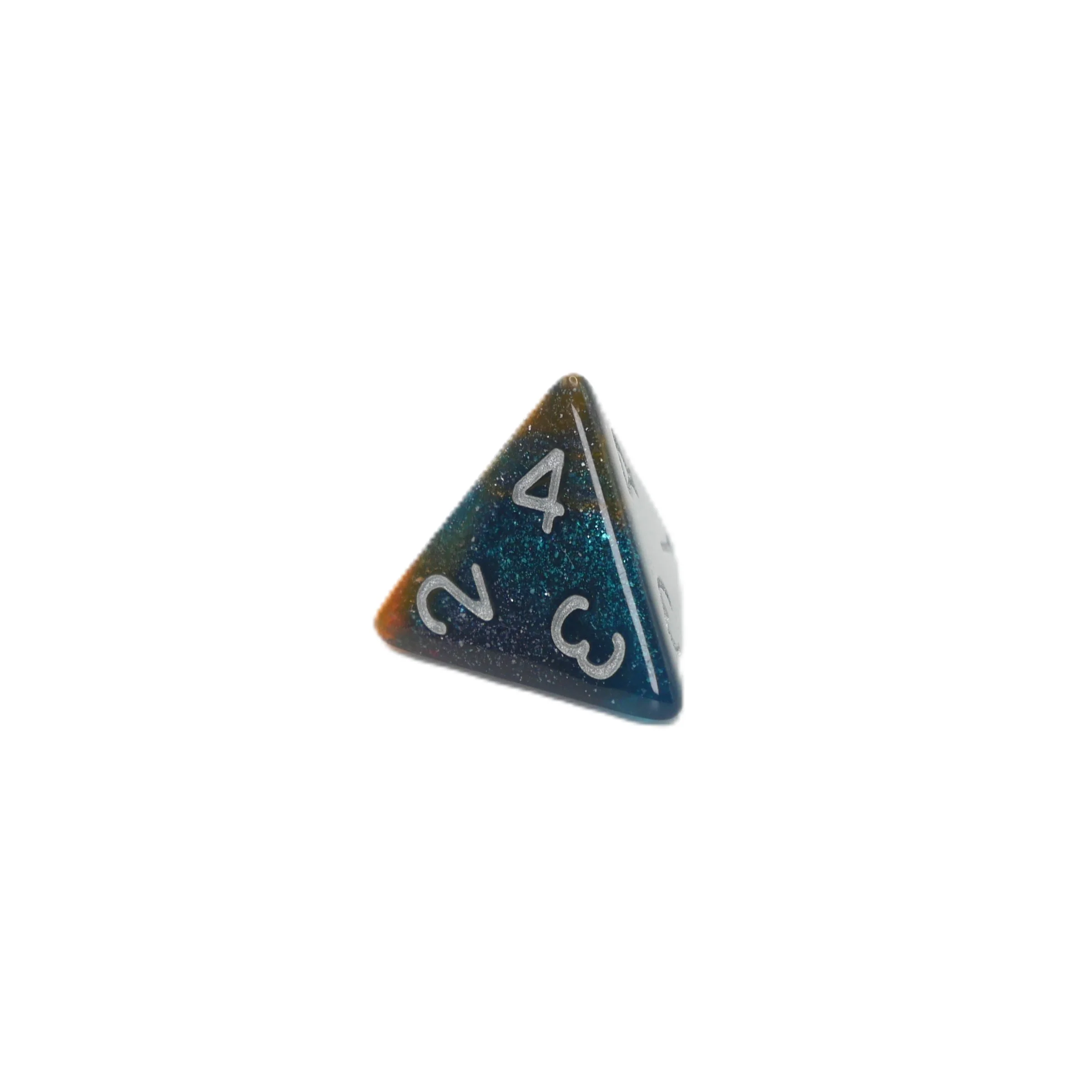 Mysterious Ink - 7 Piece DnD Dice Set | Acrylic RPG Gaming Dice - Image 10