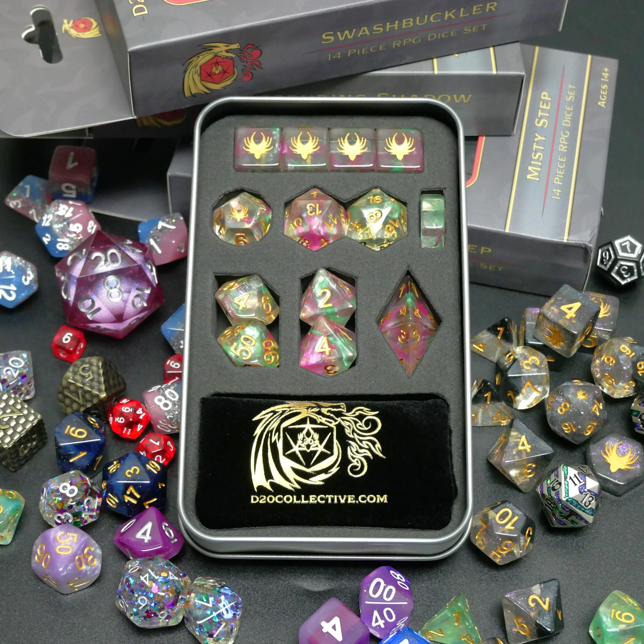 Mystery Trove - 6 Dice Set Bundle + 1 RPG Accessory - Image 2