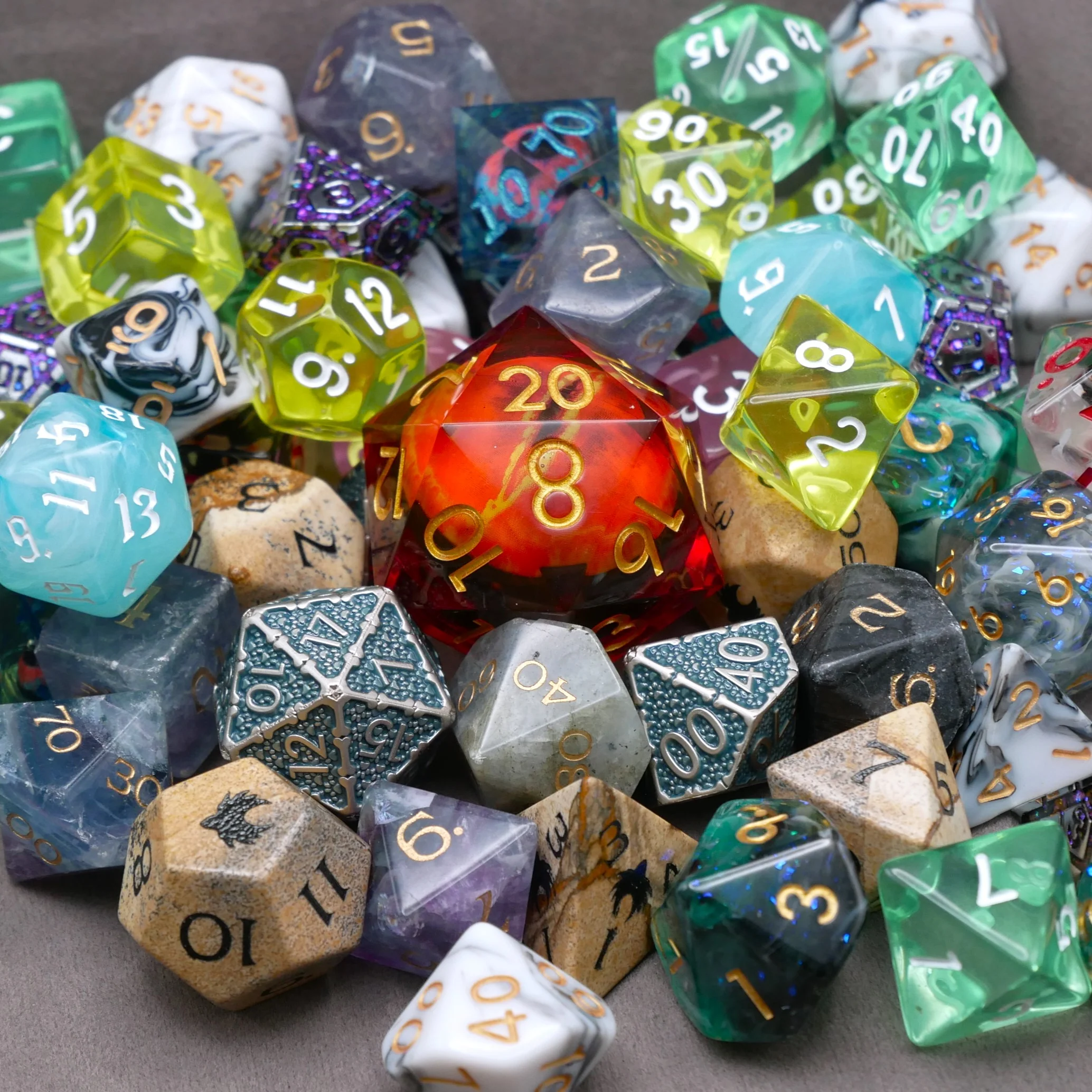 Mystery Hoard - 13 Dice Set Bundle + 1 RPG Accessory - Image 5