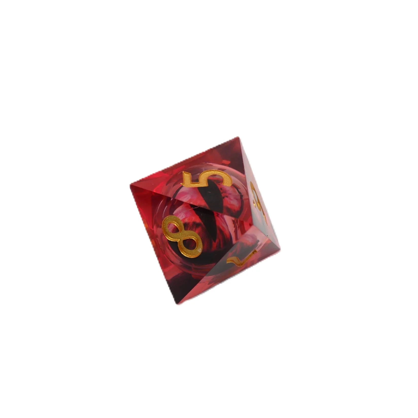 Nosferatu's Eye - 7 Piece Moving Eye DnD Dice Set | Acrylic RPG Gaming Dice - Image 4