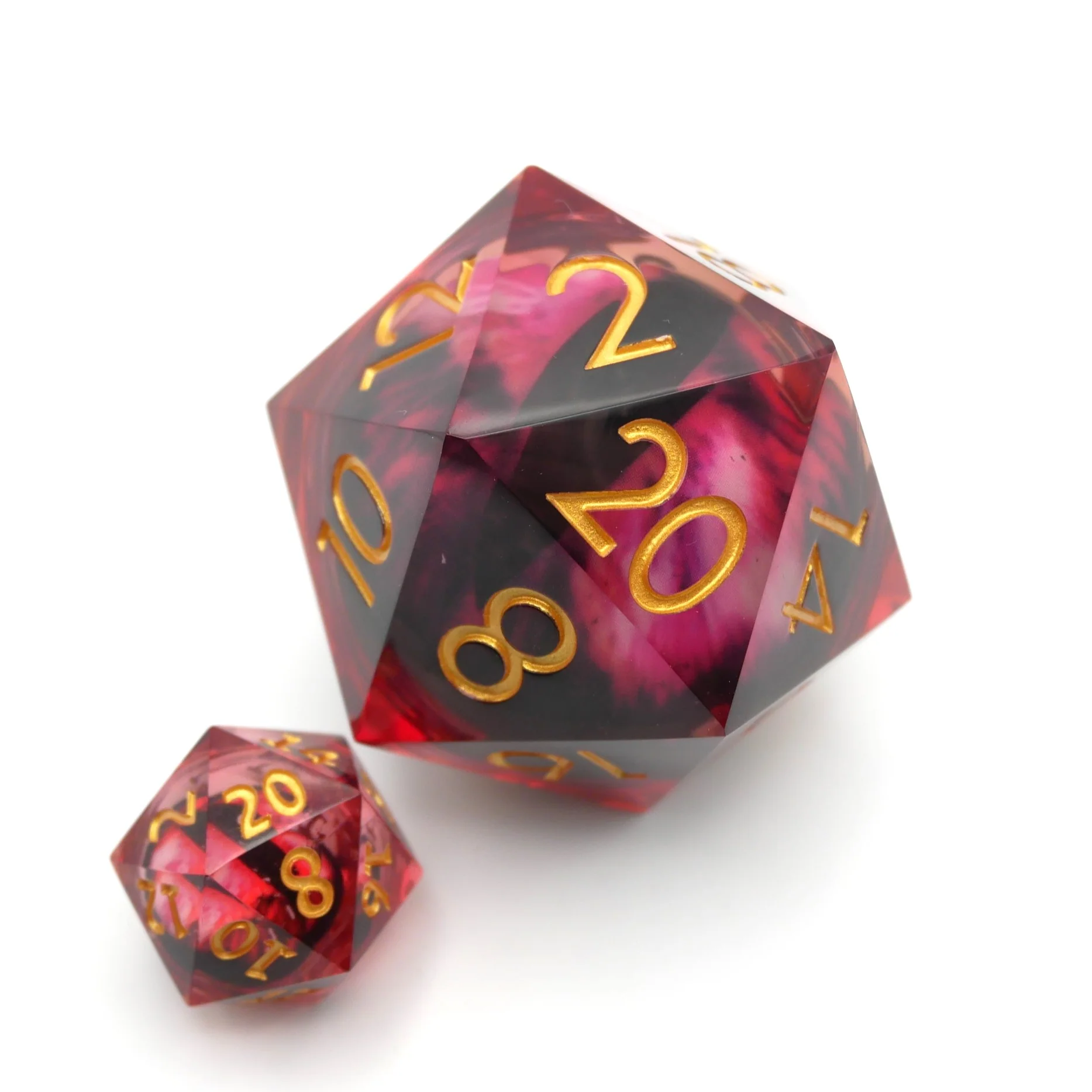 Nosferatu's Eye - Giant D20 Moving Eye DnD Dice | Acrylic RPG Gaming Dice - Image 4