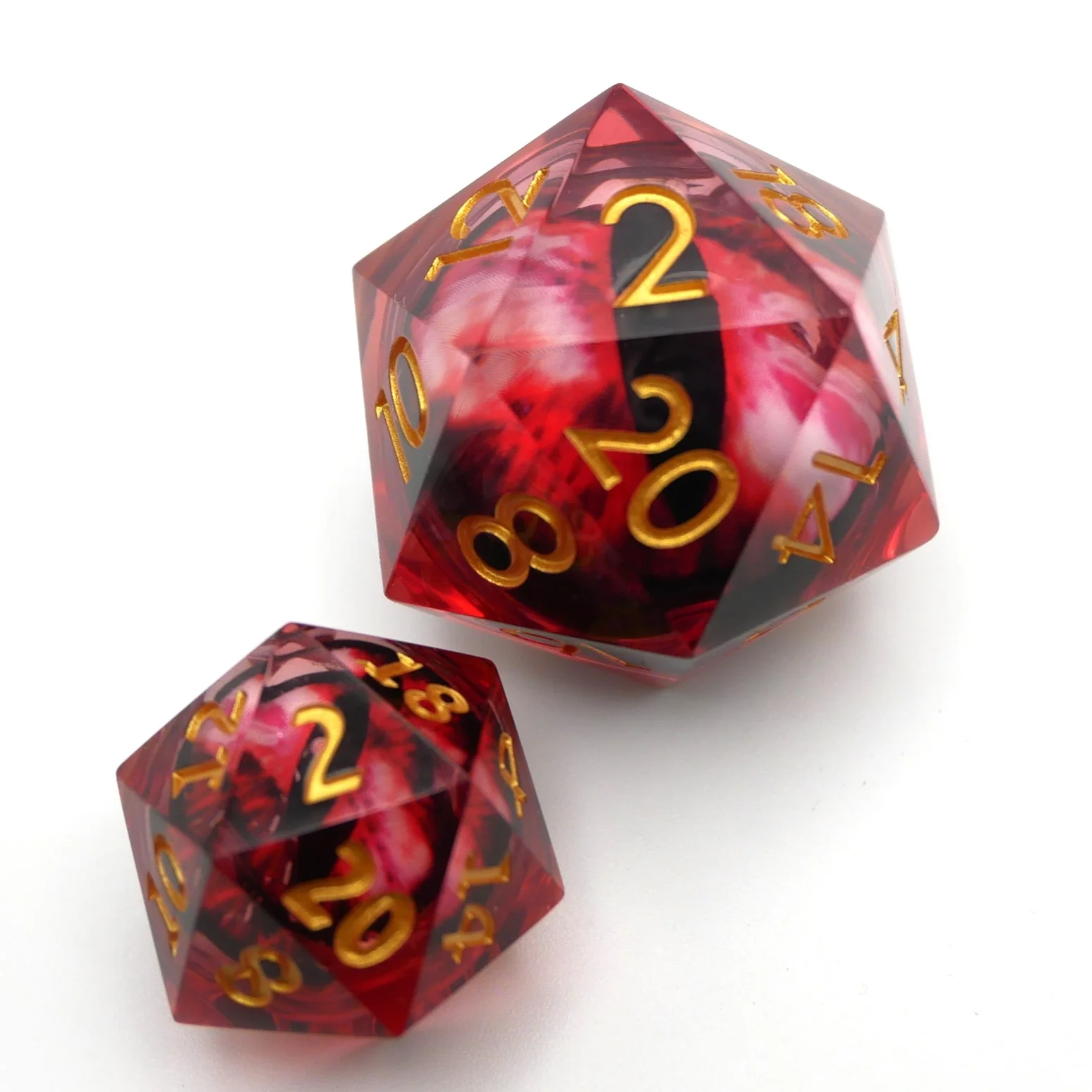Nosferatu's Eye - Giant D20 Moving Eye DnD Dice | Acrylic RPG Gaming Dice - Image 6