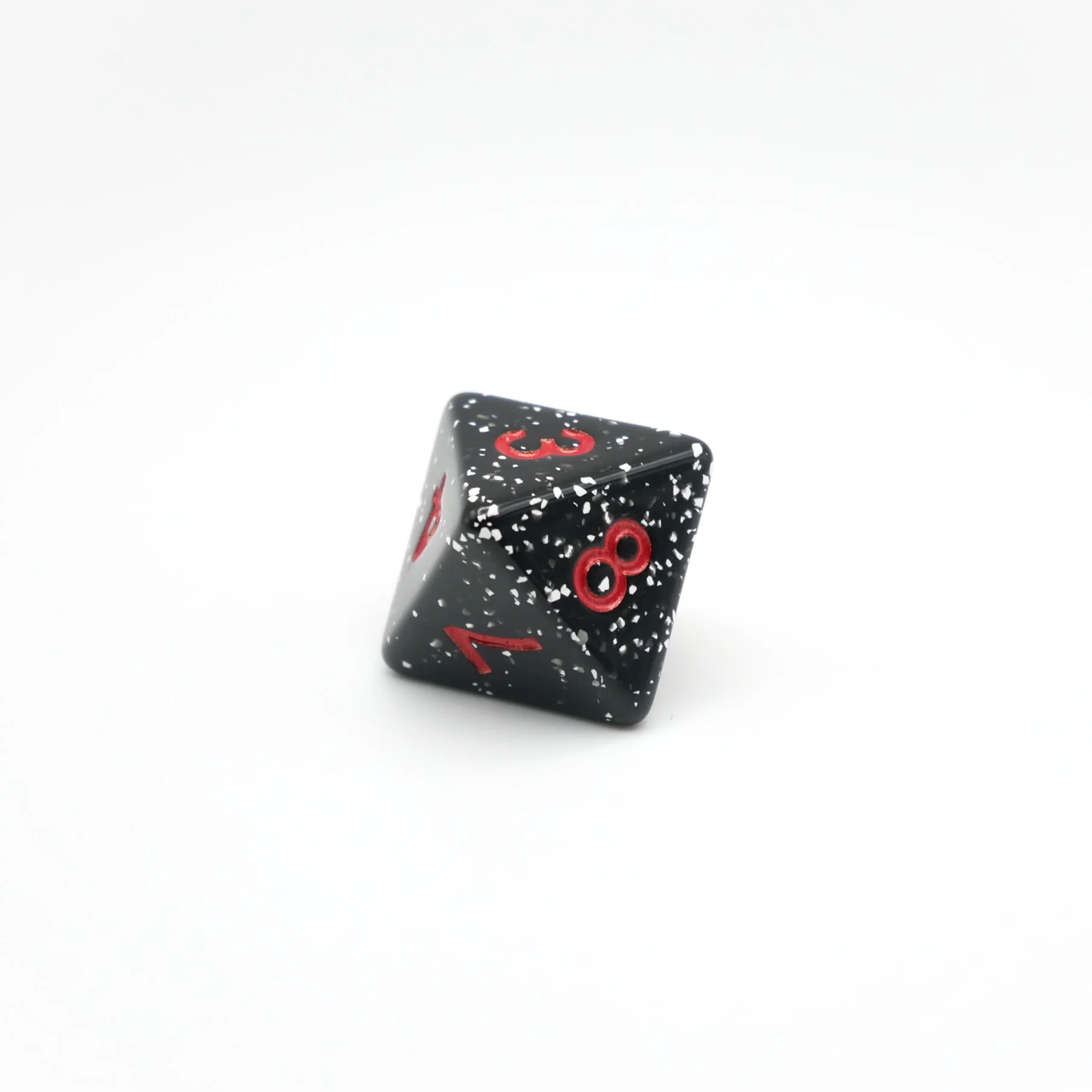 Obsidian Malphite - 7 Piece DnD Dice Set | Acrylic RPG Gaming Dice - Image 7