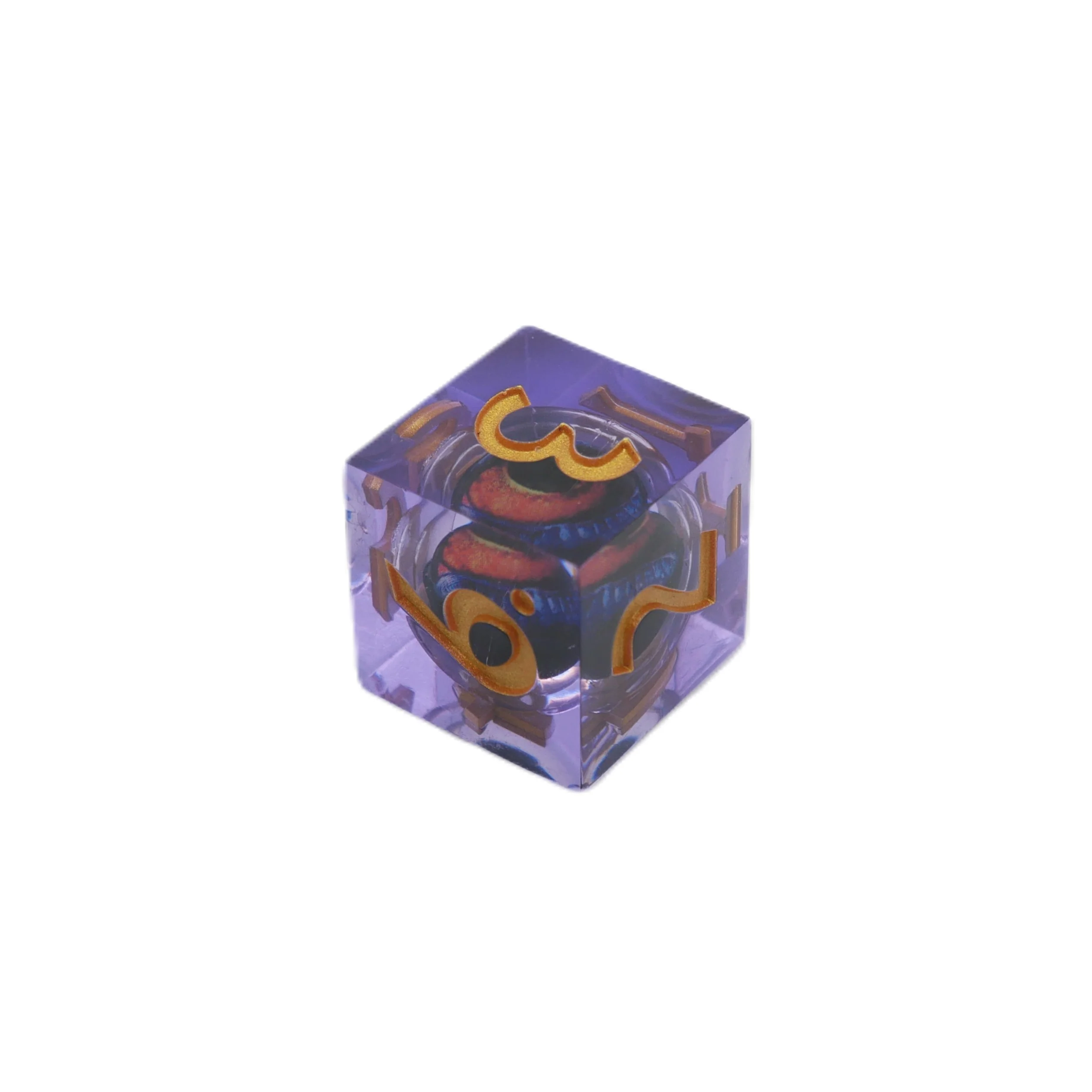 Owlbear's Eye - 7 Piece Moving Eye DnD Dice Set | Acrylic RPG Gaming Dice - Image 6