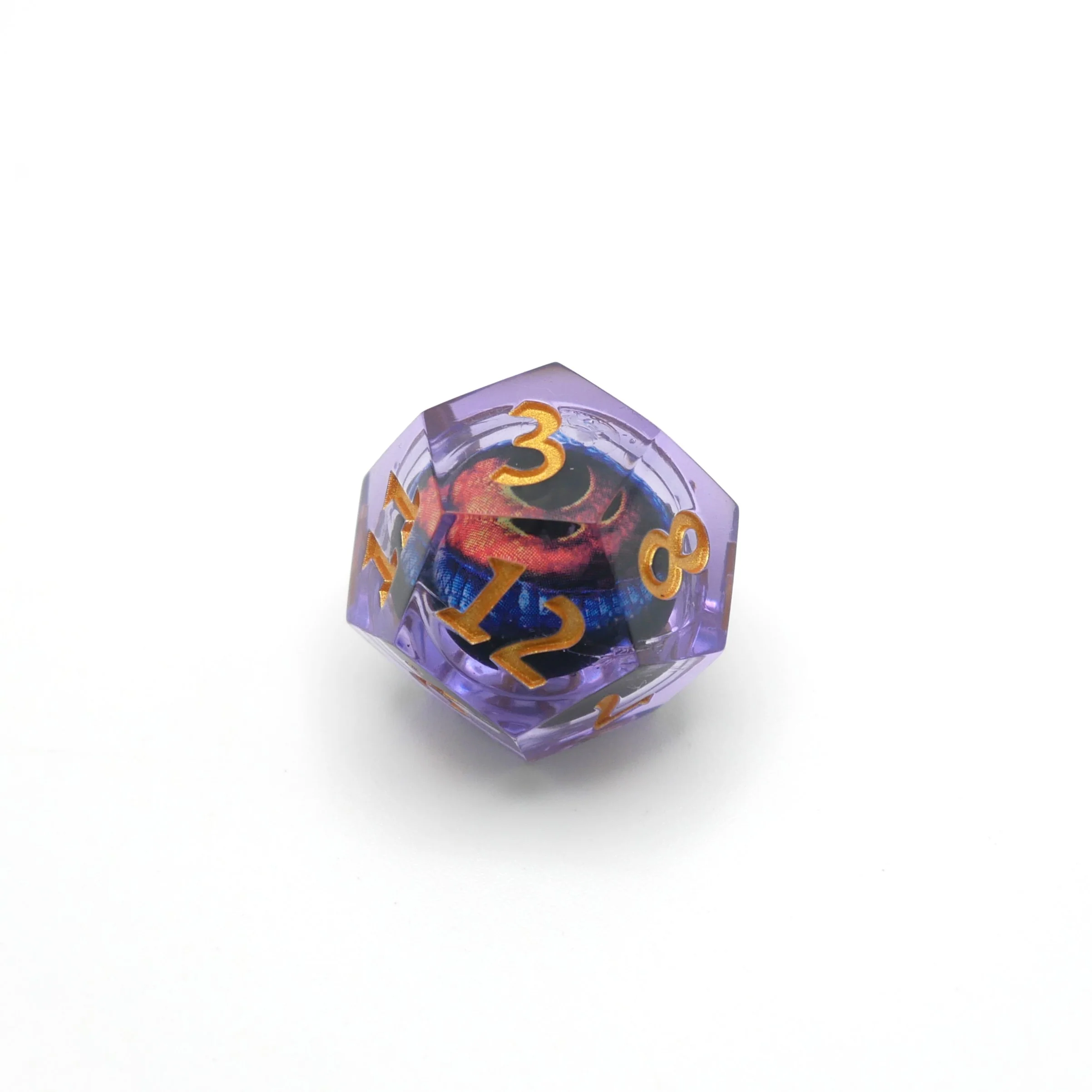 Owlbear's Eye - 7 Piece Moving Eye DnD Dice Set | Acrylic RPG Gaming Dice - Image 8