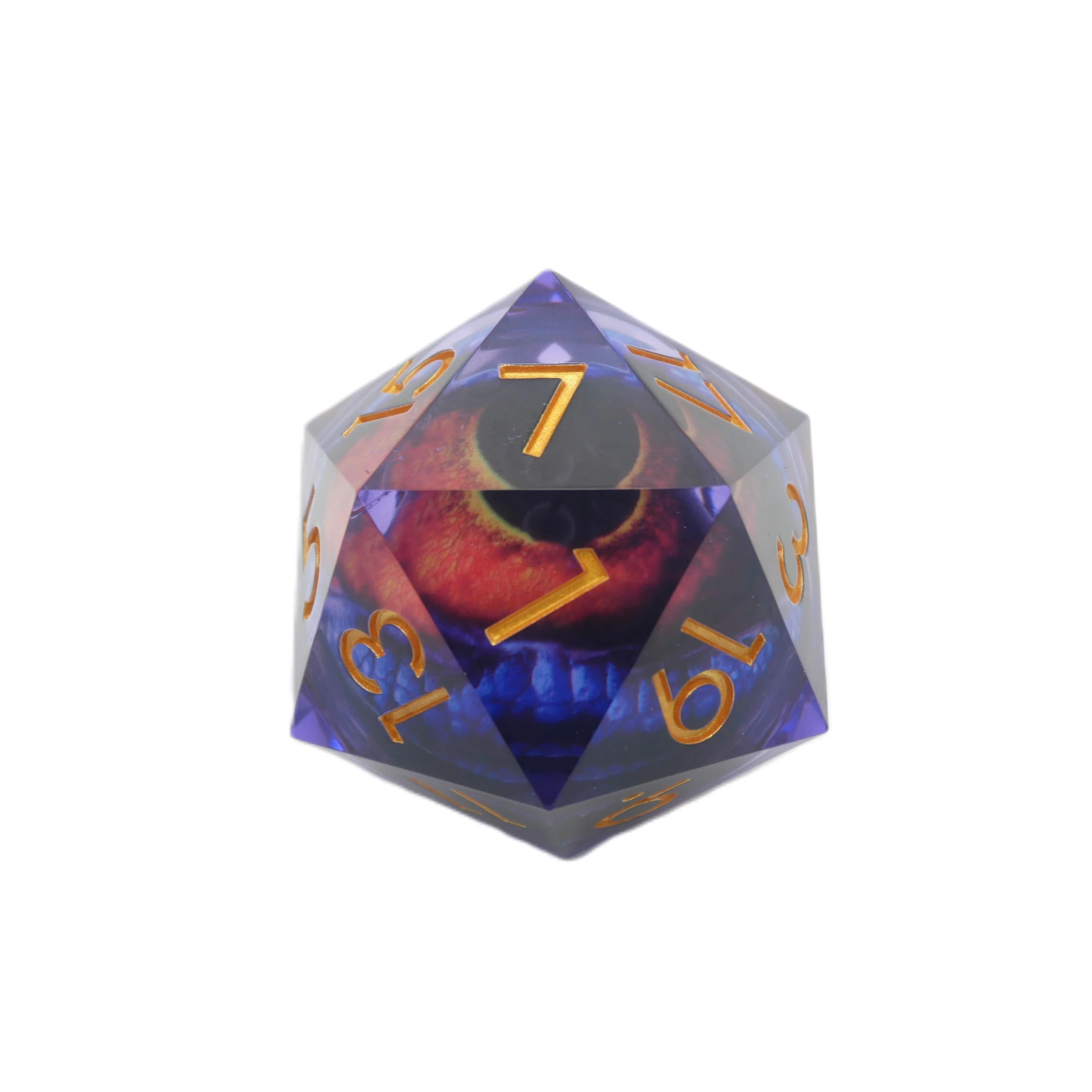 Owlbear's Eye - Giant D20 Moving Eye DnD Dice | Acrylic RPG Gaming Dice - Image 3