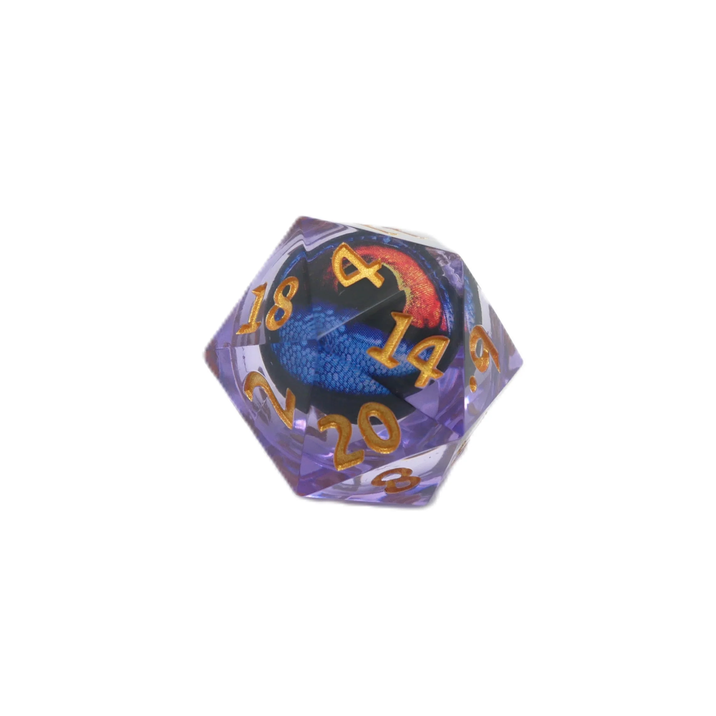 Owlbear's Eye - Giant D20 Moving Eye DnD Dice | Acrylic RPG Gaming Dice - Image 4