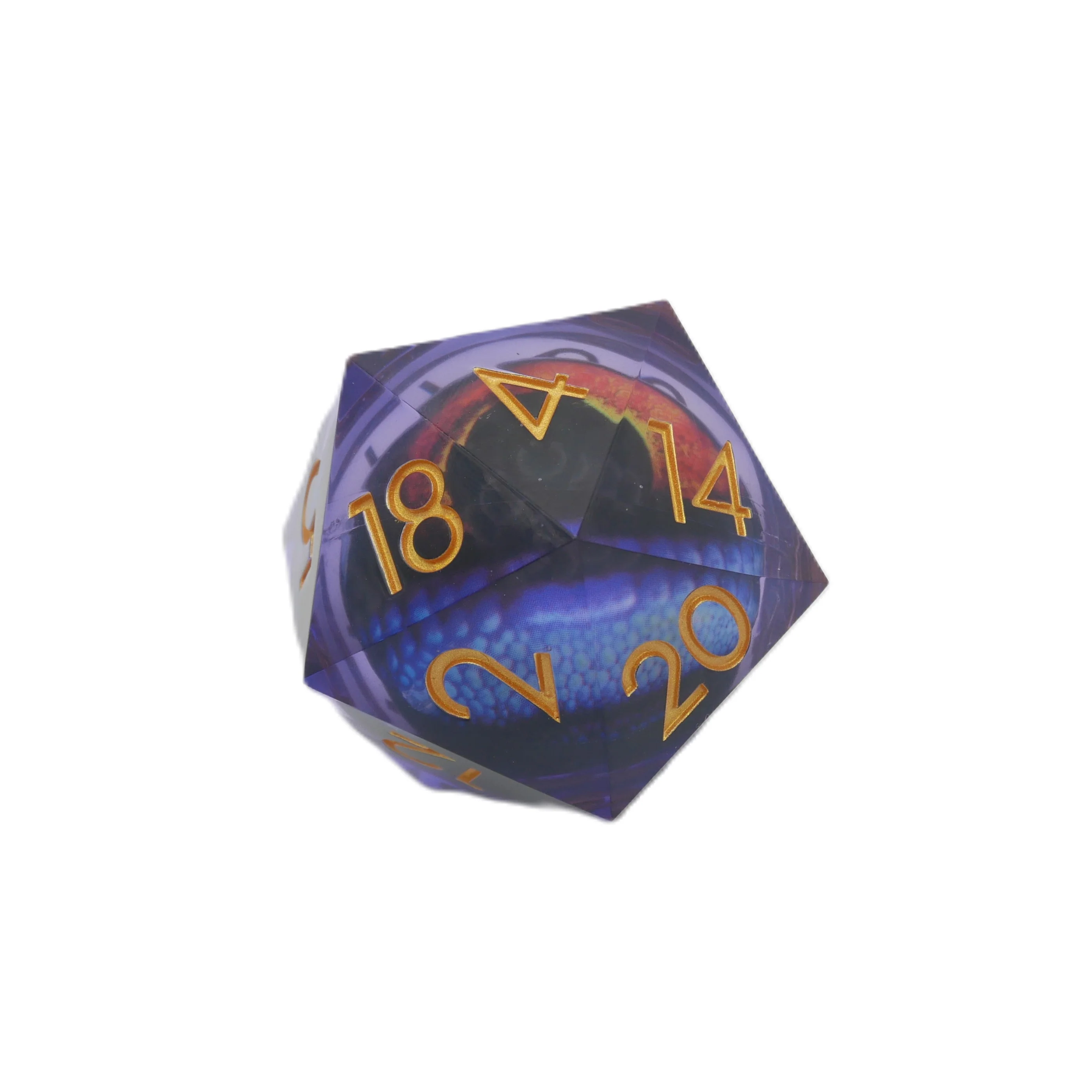 Owlbear's Eye - Giant D20 Moving Eye DnD Dice | Acrylic RPG Gaming Dice - Image 5