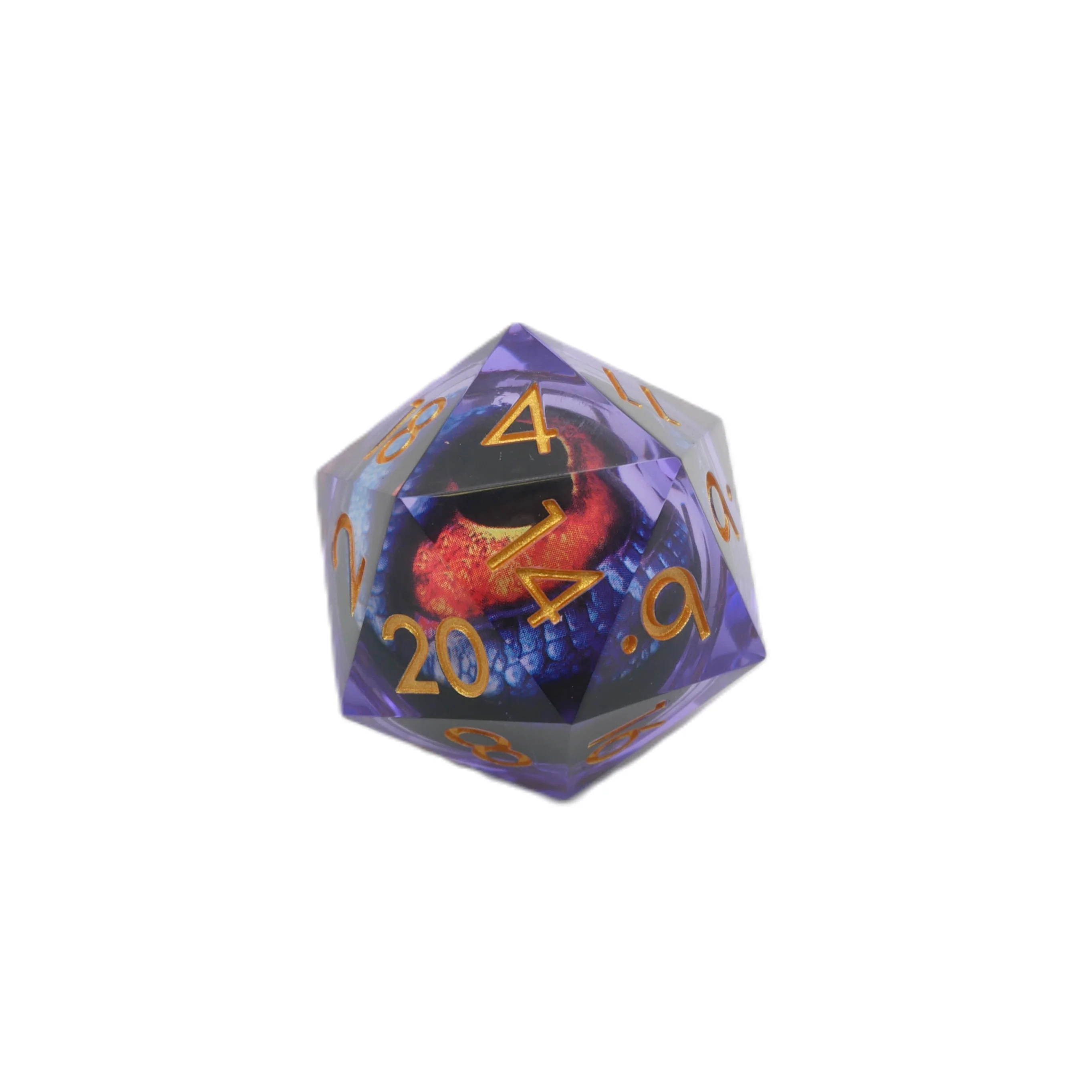 Owlbear's Eye - Giant D20 Moving Eye DnD Dice | Acrylic RPG Gaming Dice - Image 7