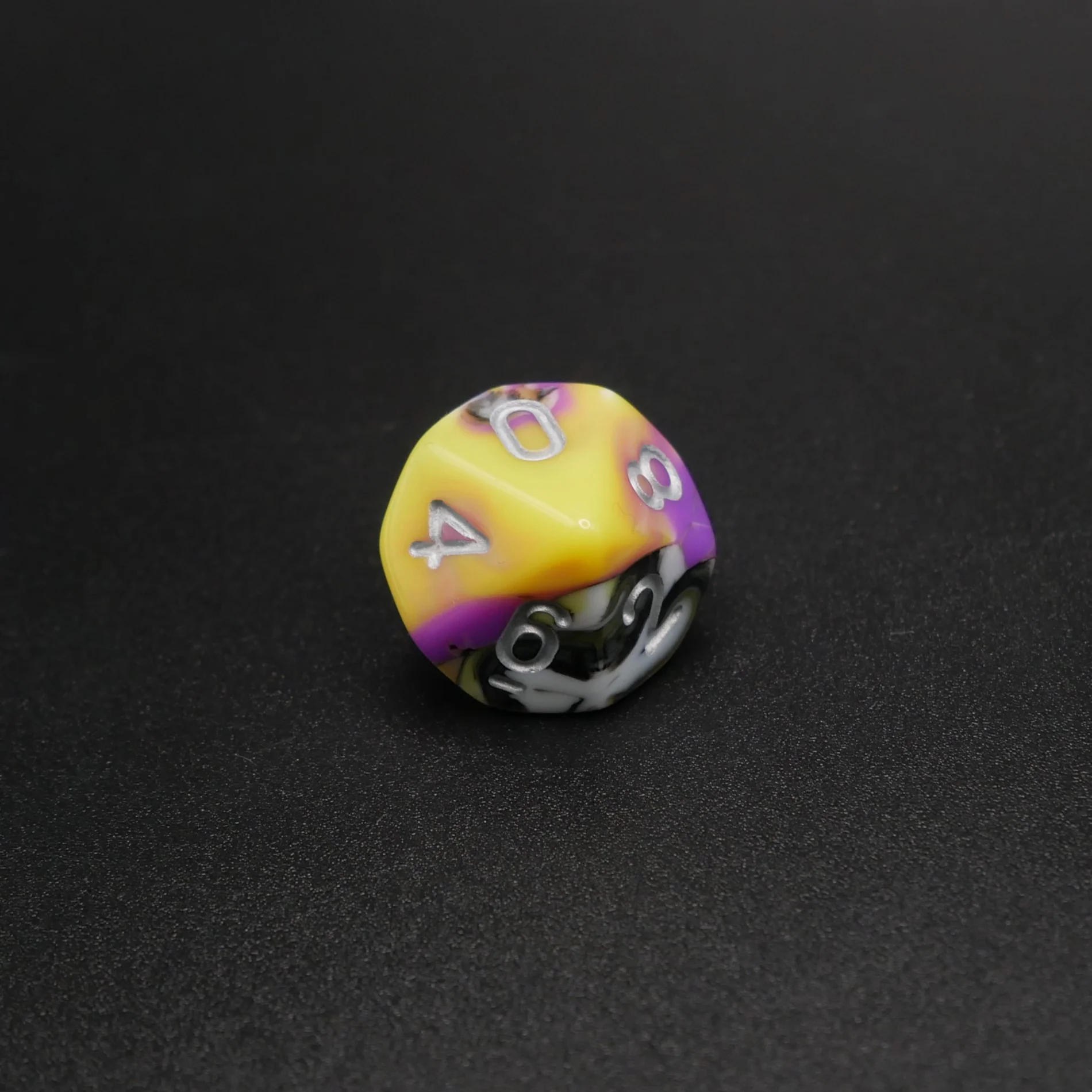 Panic Abstraction - 7 Piece DnD Dice Set | Acrylic RPG Gaming Dice - Image 8