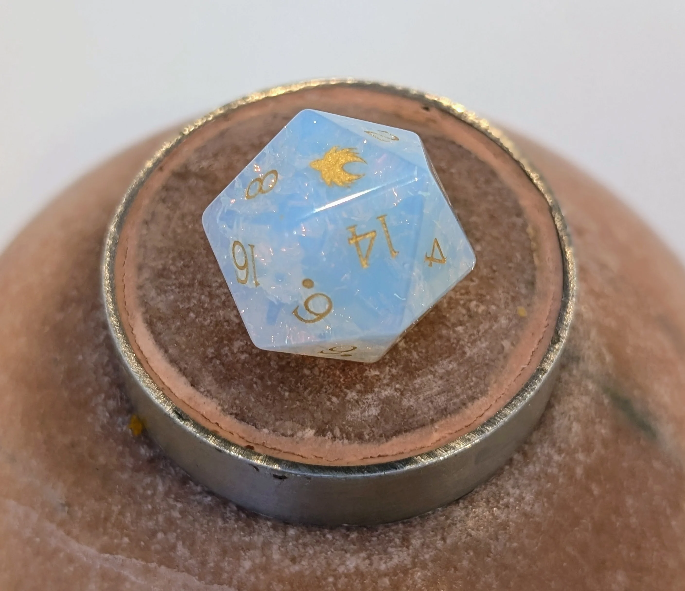 Stone of Golorr - 7 Piece DnD Dice Set | Gemstone RPG Gaming Dice - Image 4
