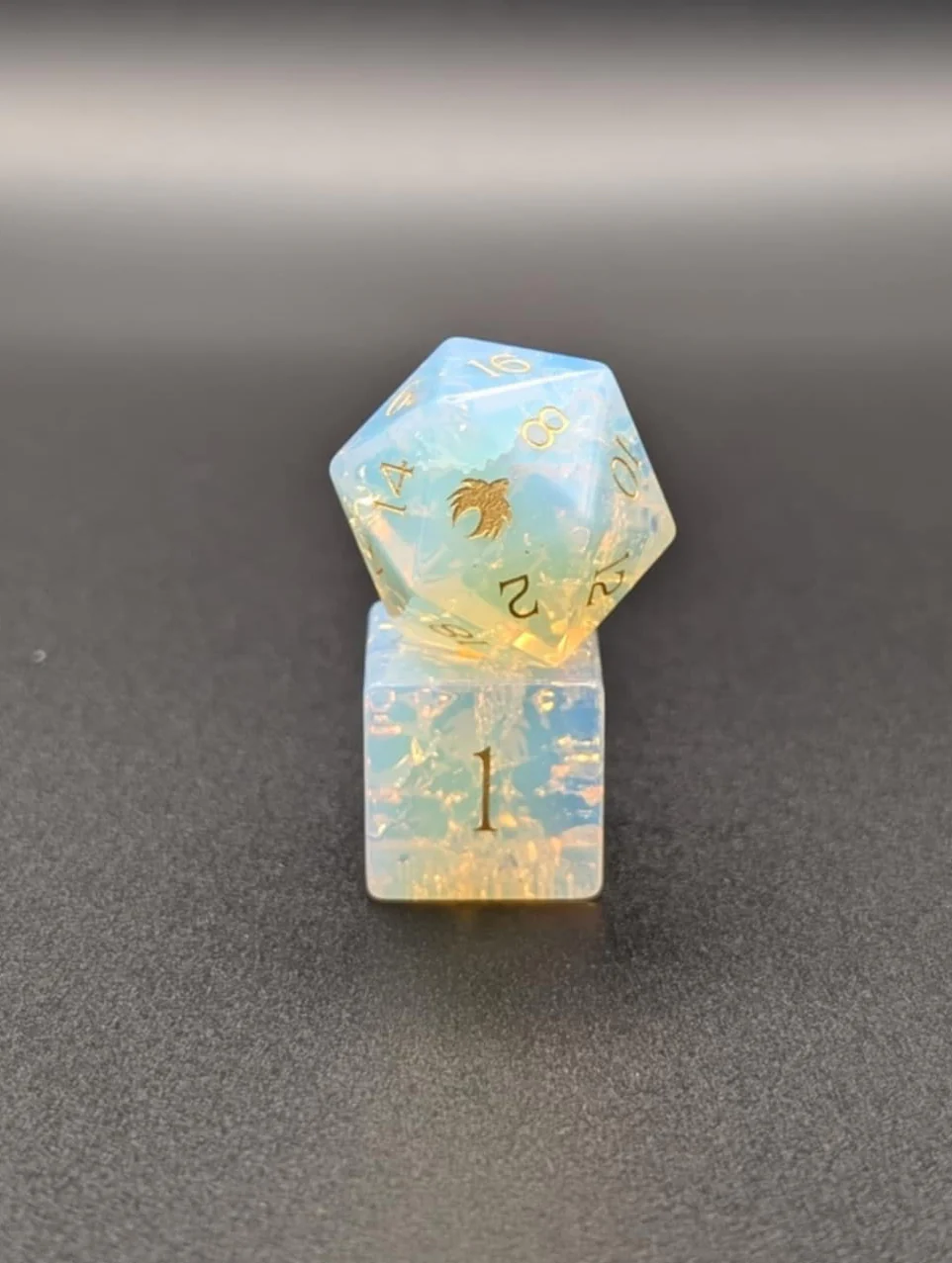 Stone of Golorr - 7 Piece DnD Dice Set | Gemstone RPG Gaming Dice - Image 5