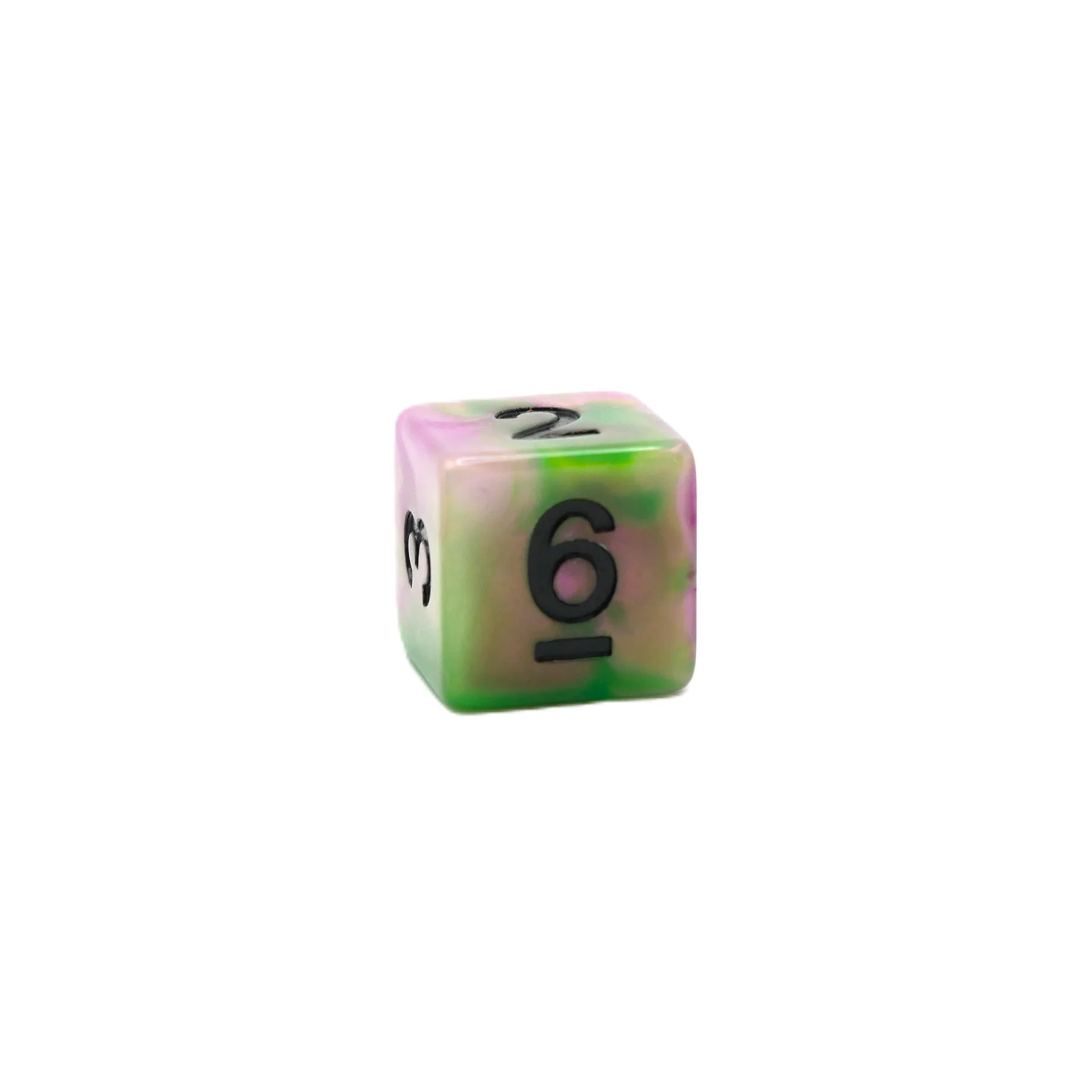 Poison Petals - 7 Piece DnD Dice Set | Acrylic RPG Gaming Dice - Image 5