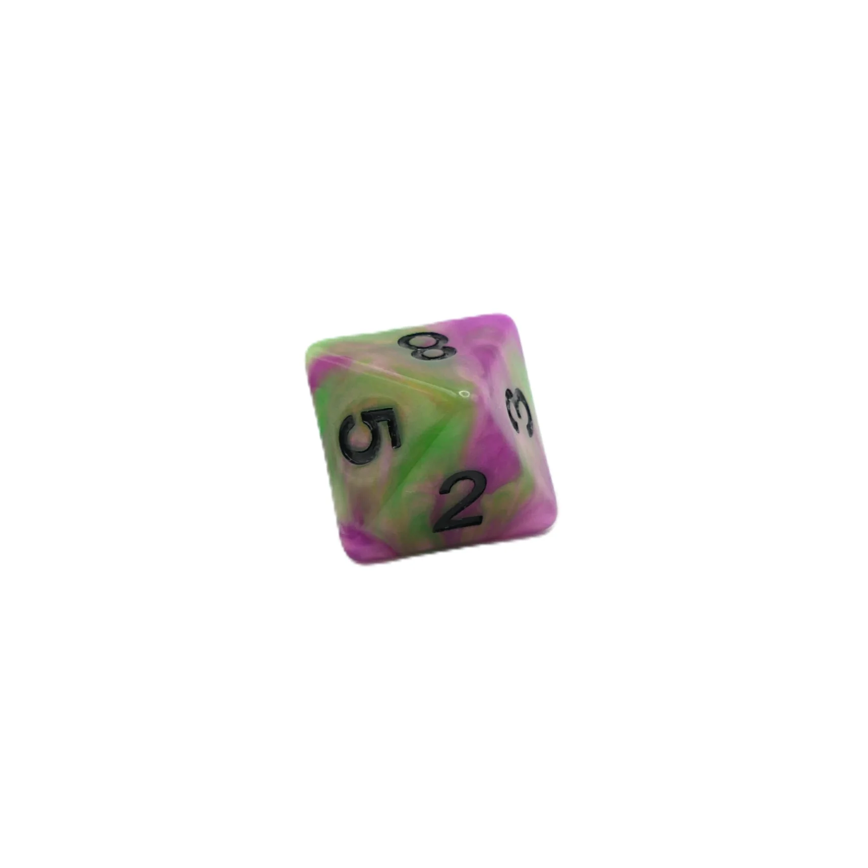 Poison Petals - 7 Piece DnD Dice Set | Acrylic RPG Gaming Dice - Image 9