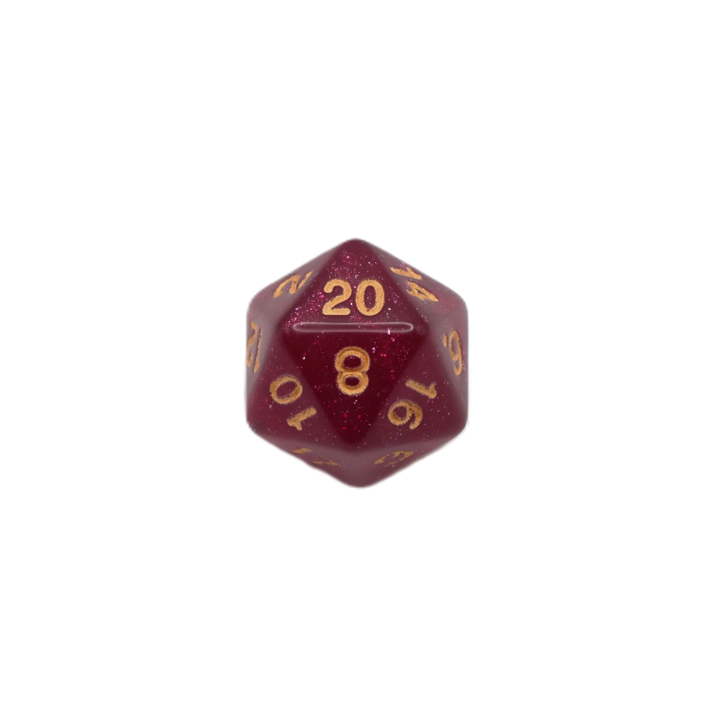 Porygon's Plating - 7 Piece DnD Dice Set | Acrylic RPG Gaming Dice - Image 2