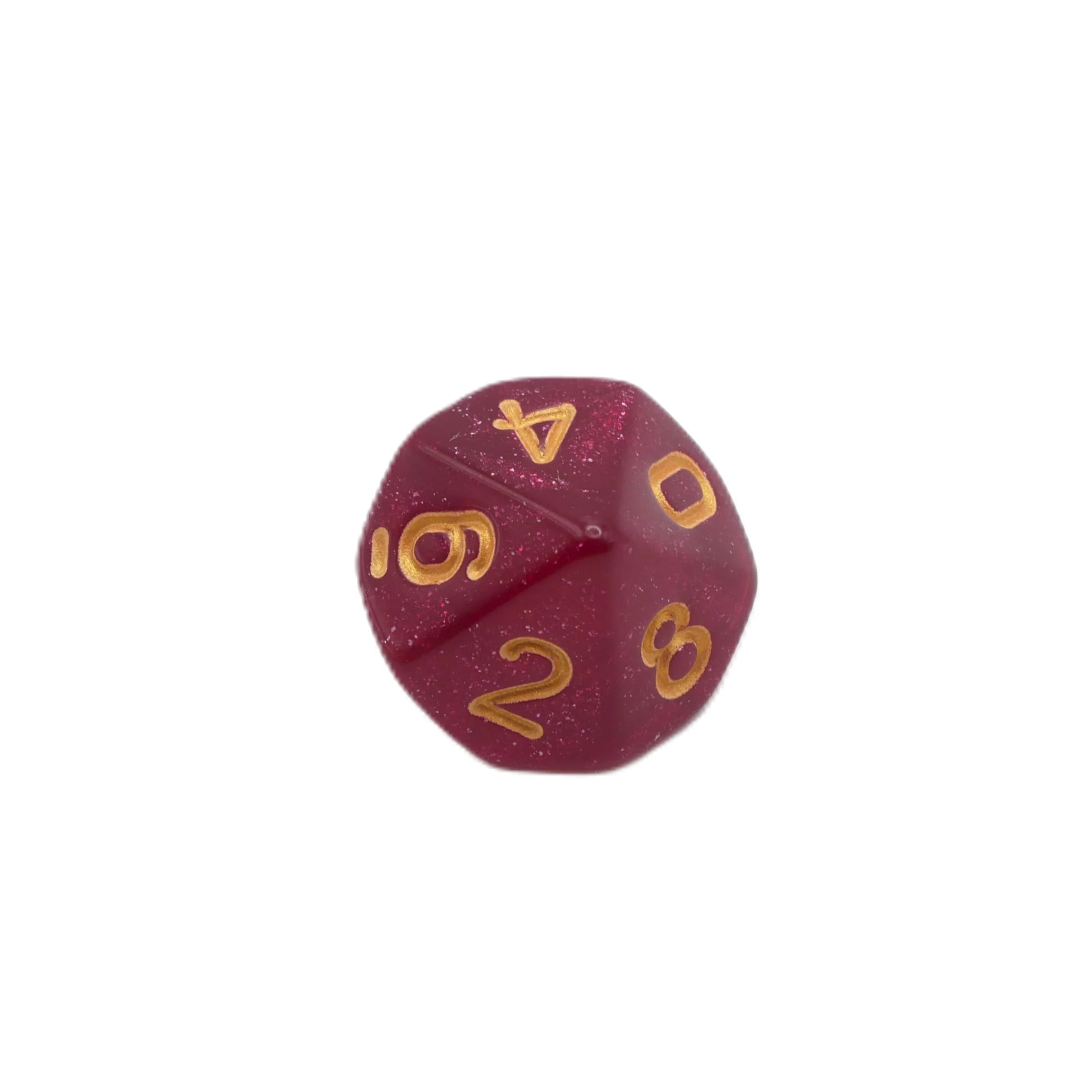 Porygon's Plating - 7 Piece DnD Dice Set | Acrylic RPG Gaming Dice - Image 8