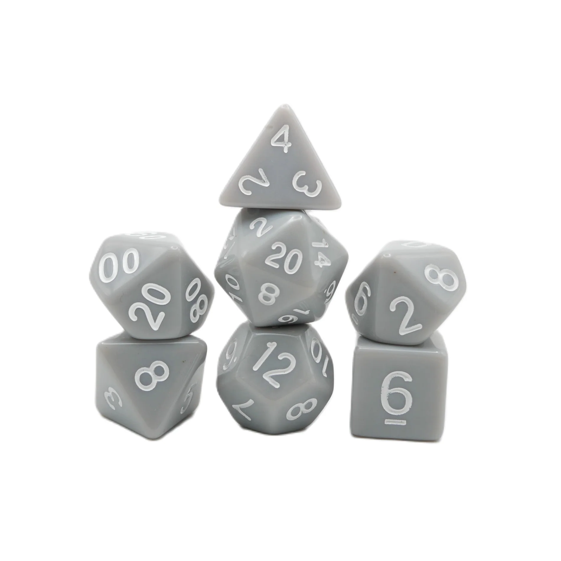 Quietus - 7 Piece DnD Dice Set | Acrylic RPG Gaming Dice - Image 5