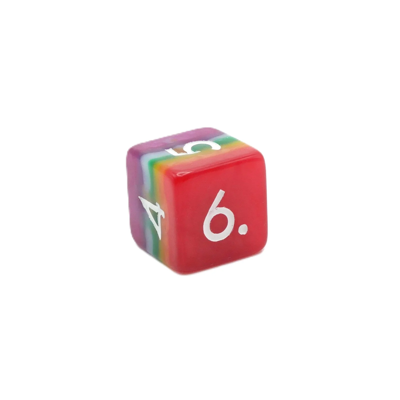 Rainbow Redux - 7 Piece DnD Dice Set | Acrylic RPG Gaming Dice - Image 5